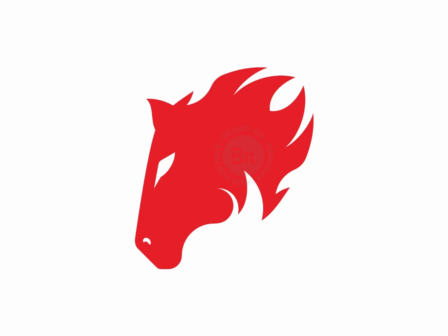 Horse Head Logo Template #78259 - TemplateMonster