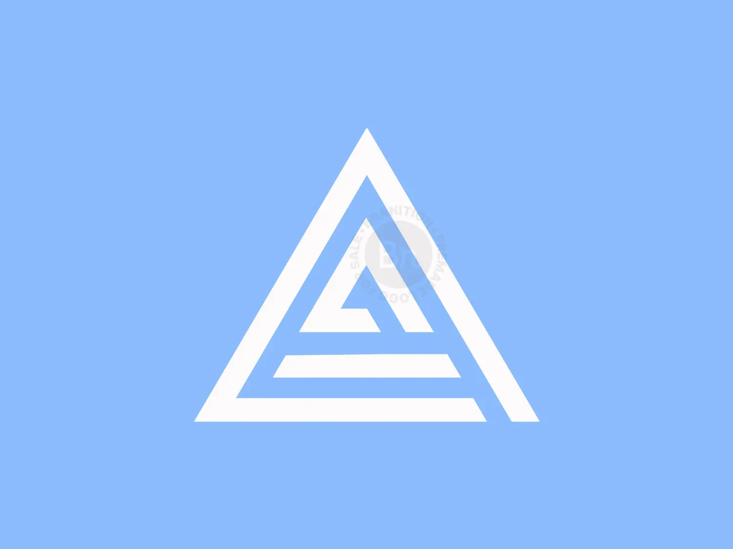 "A" Letter Geometric Logo