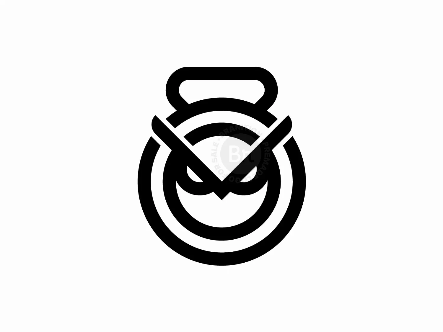 Kettlebell Owl Logo