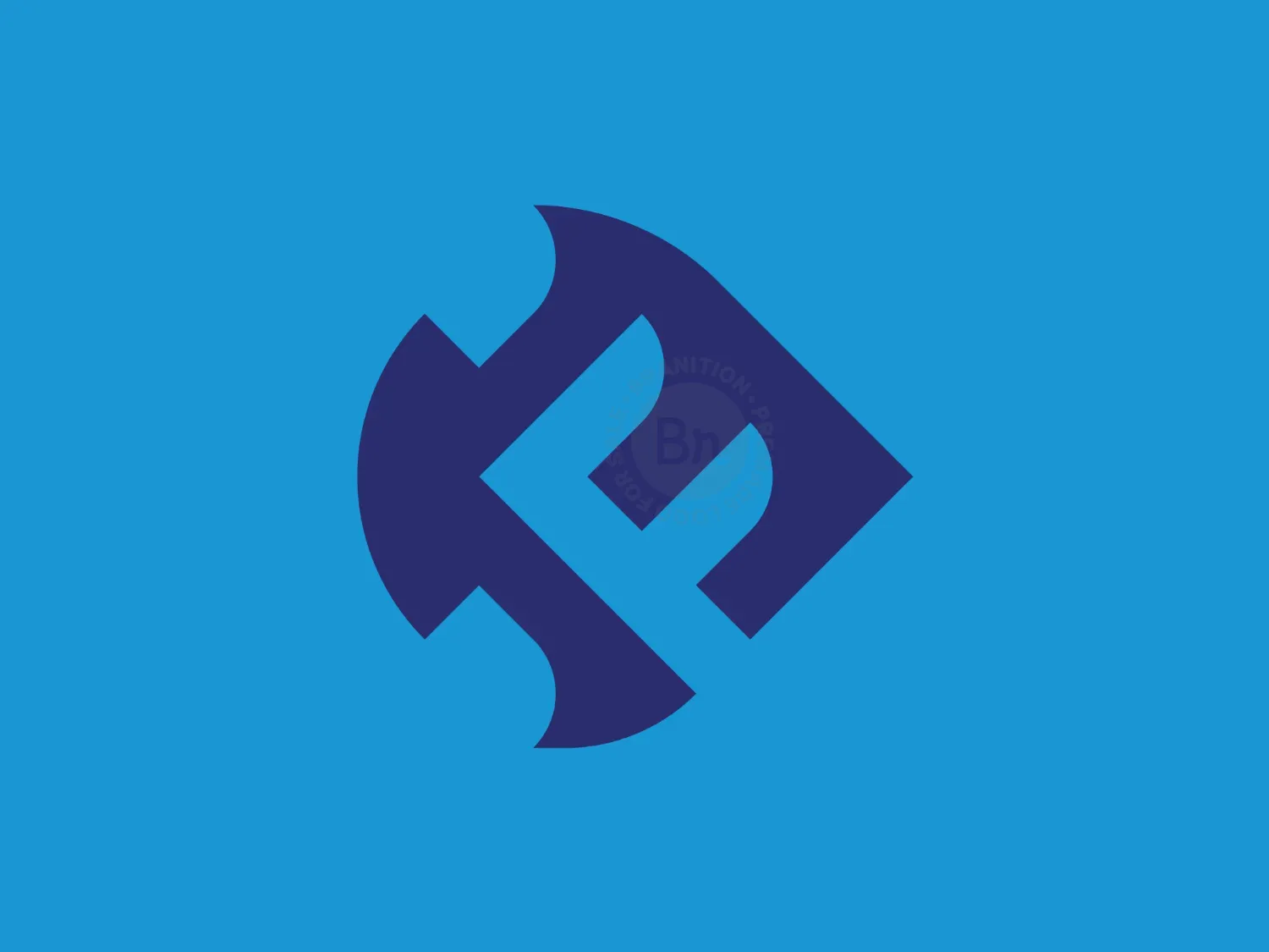 Letter F Fish Logo