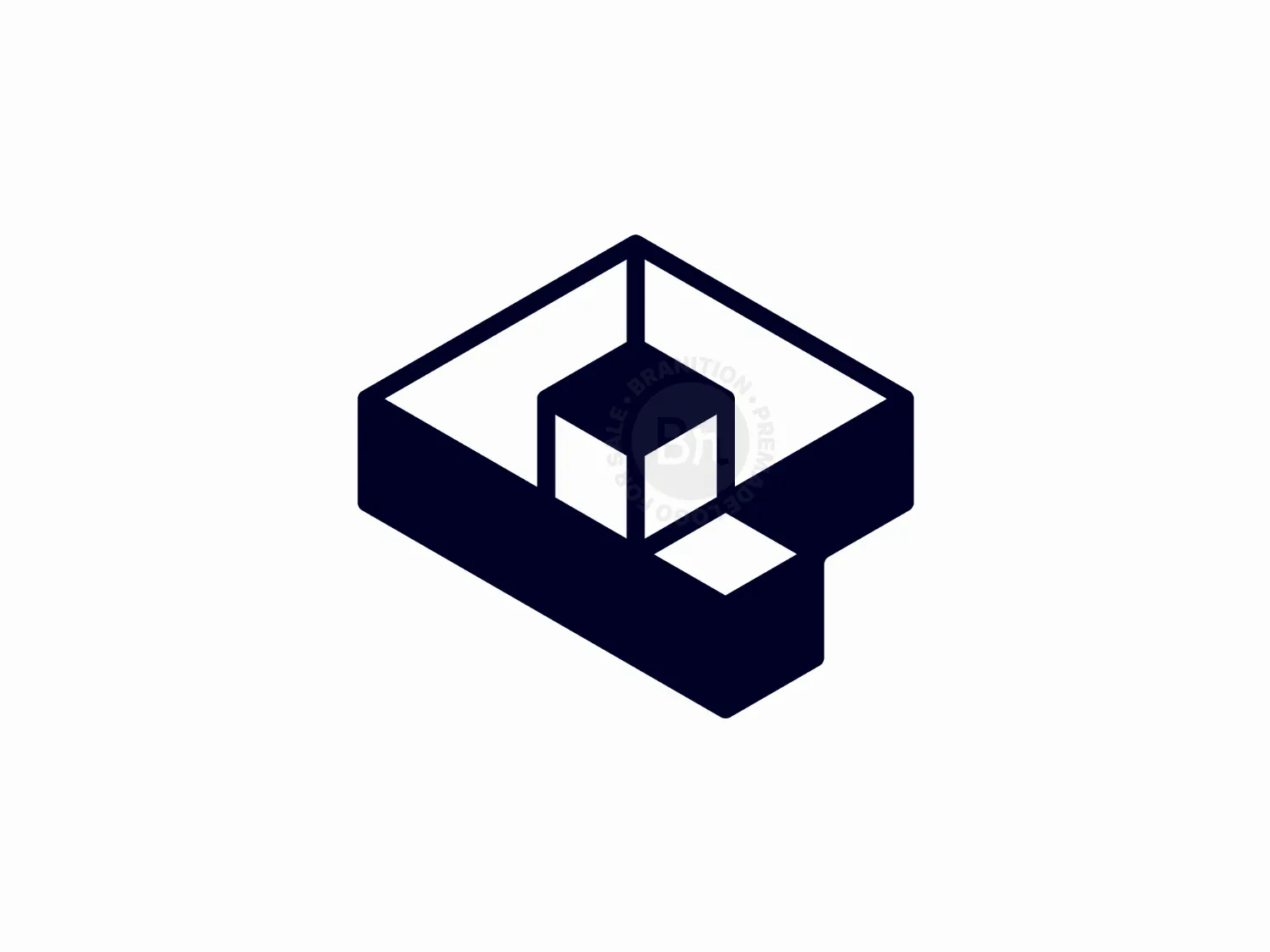 Geometric P Box Logo