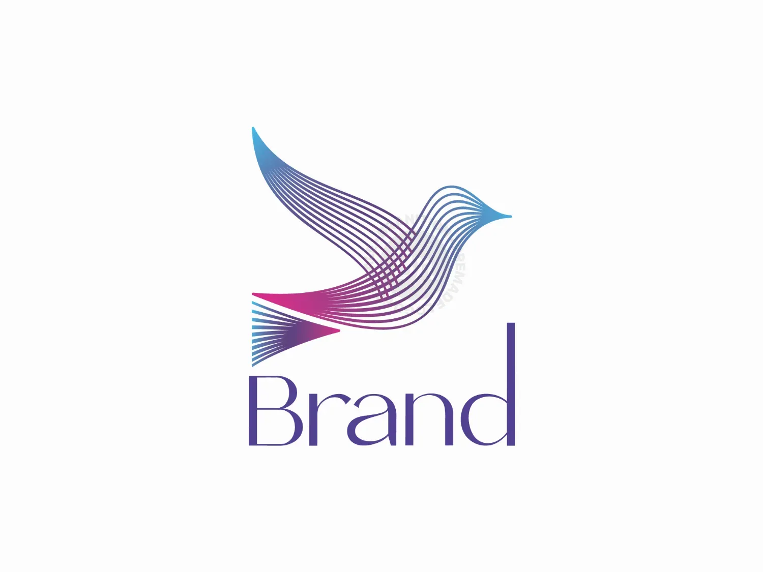 Bird Lines Logo