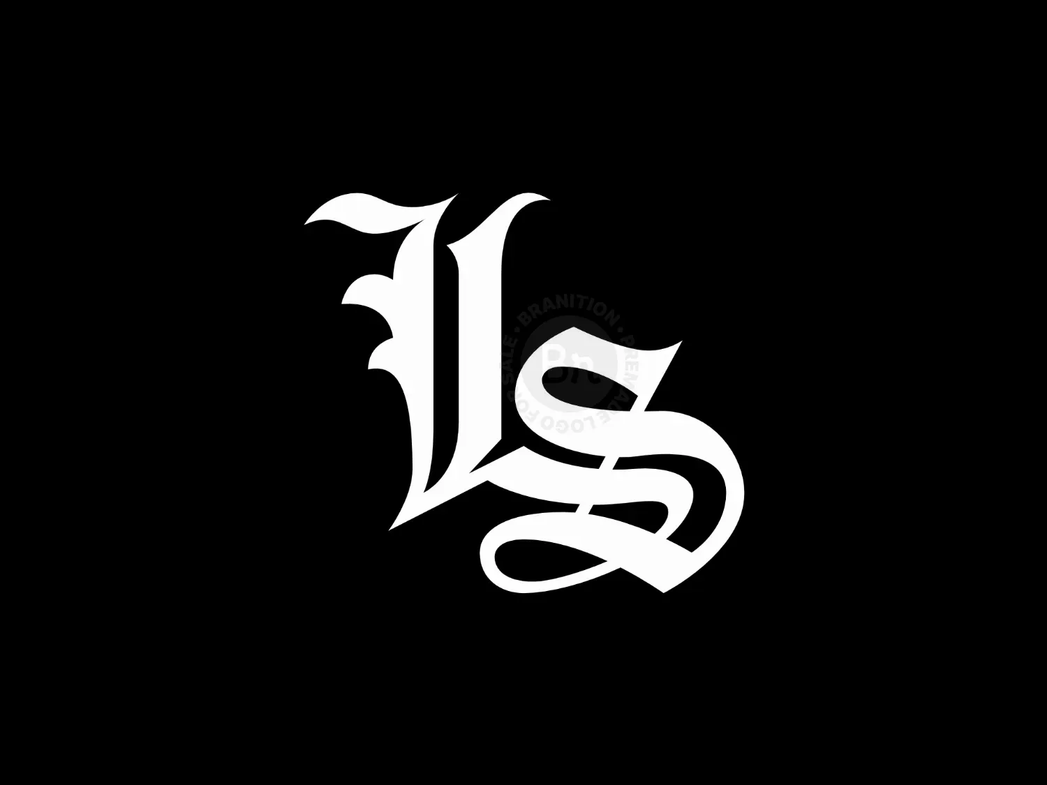 Initial ls beauty monogram and elegant logo design