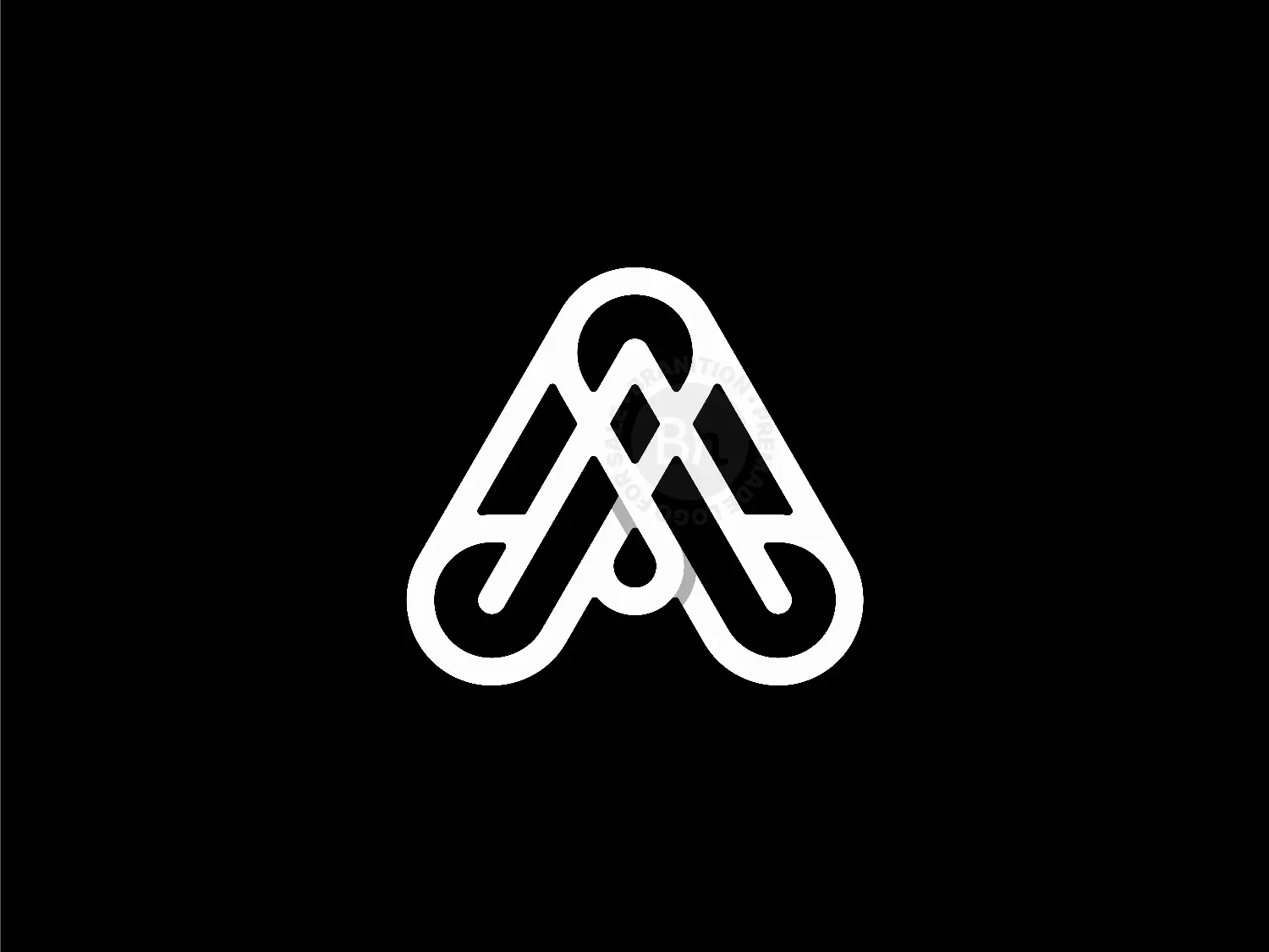 Letter A Infinity Logo