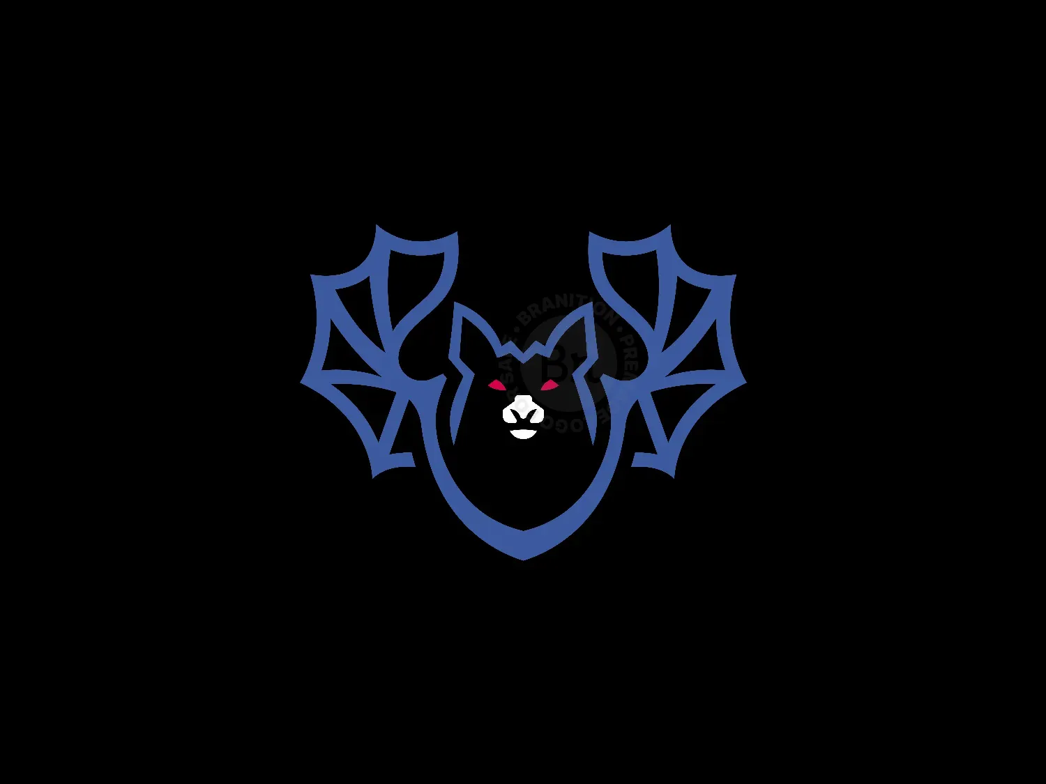 Bat Net Wing Logo - Branition