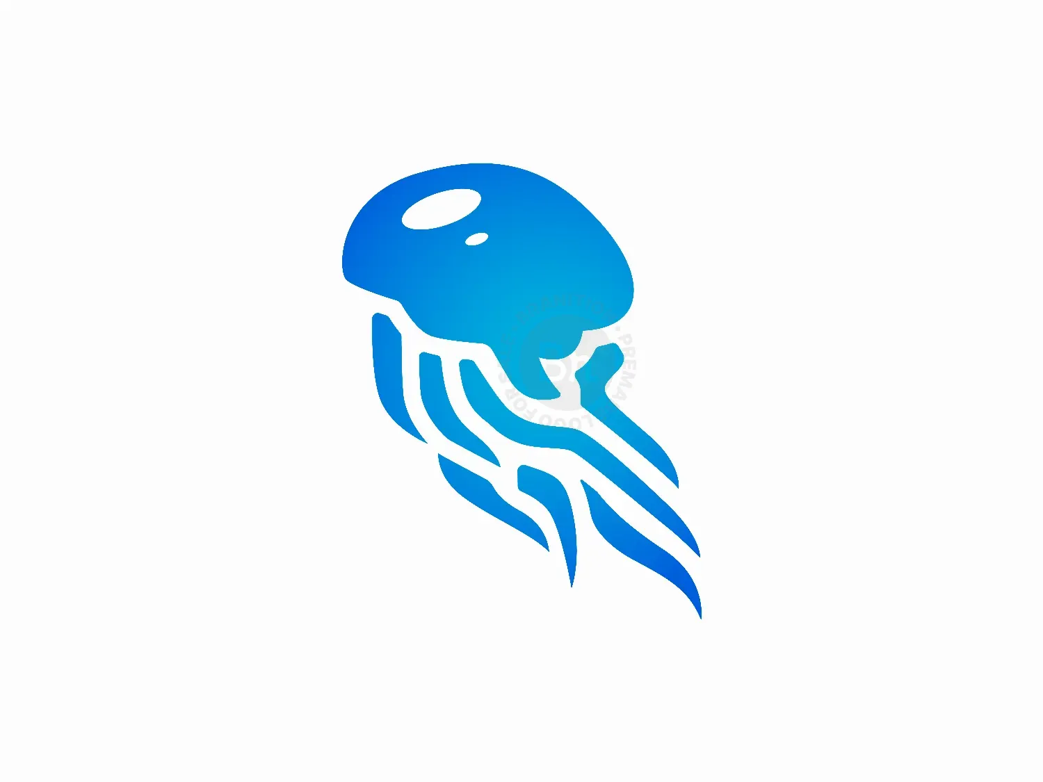 simple fish logo free vector