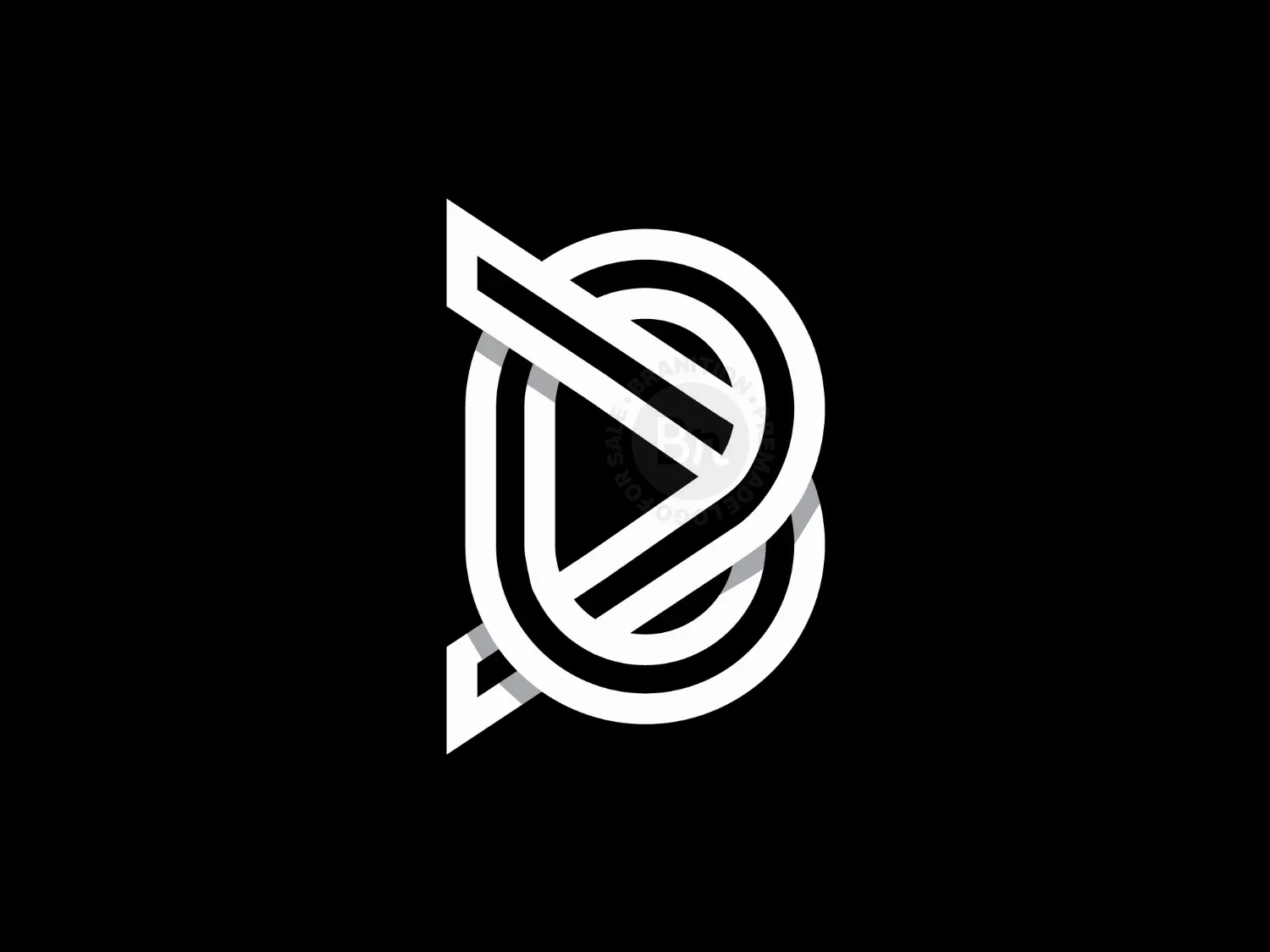 Letter BS / DS Monogram Logo