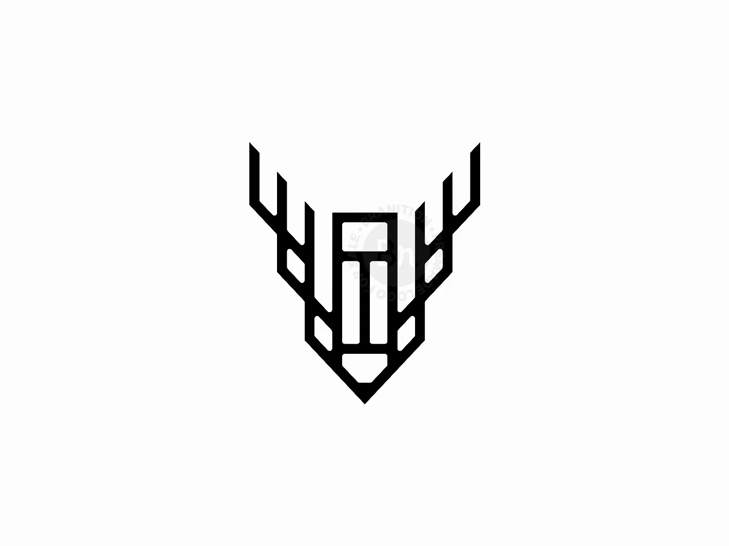 Symbol Deer Pencil Logo