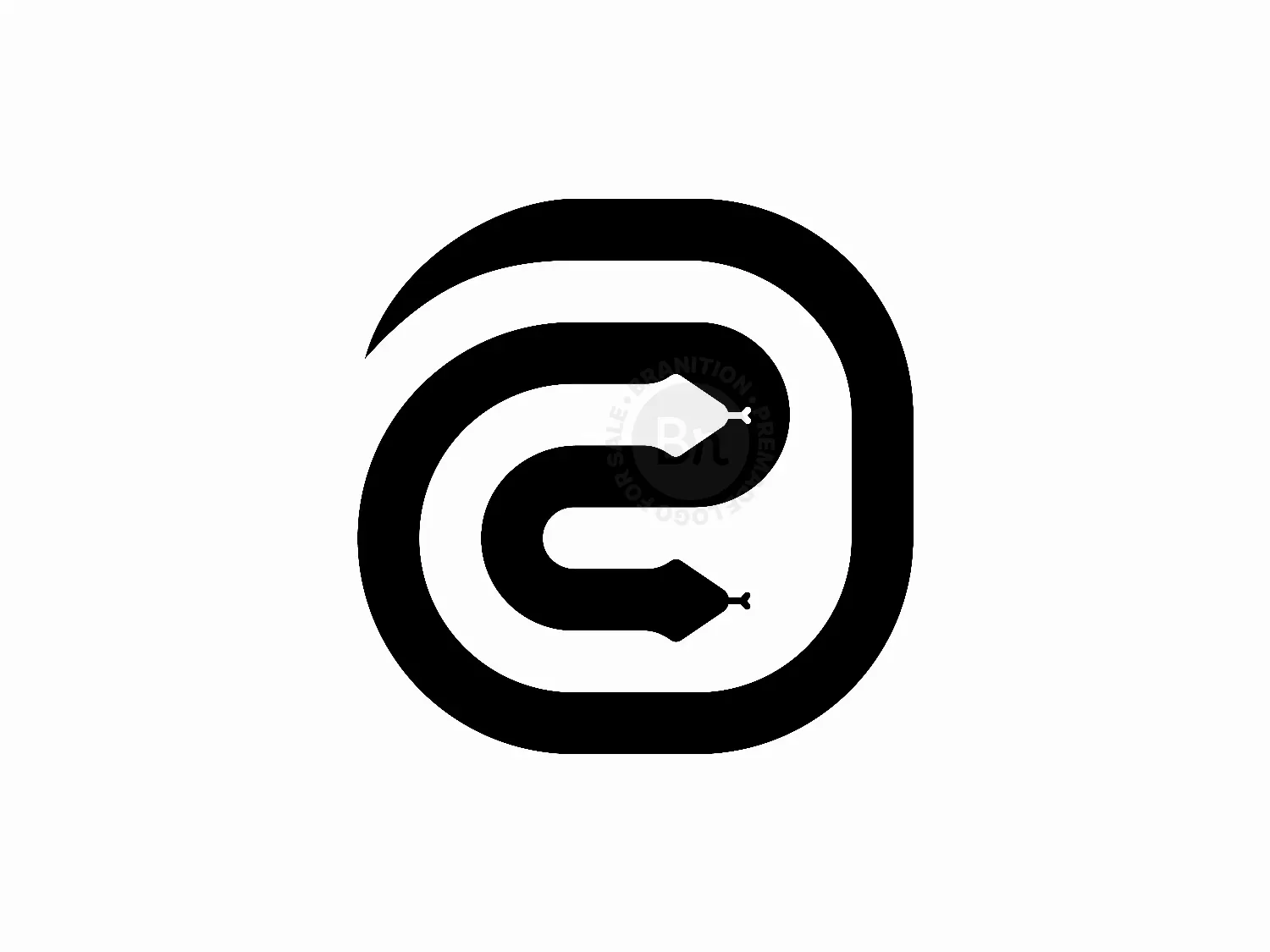 A Or E Snake Logo