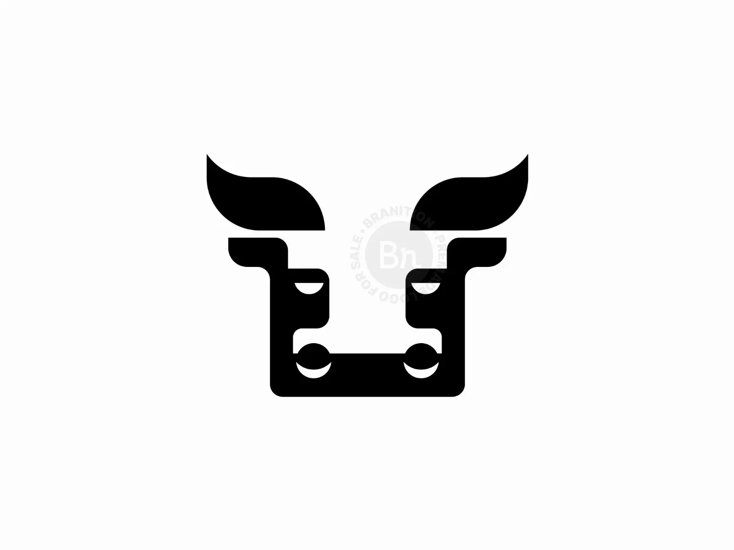 Cow Head Logo Vector Hd PNG Images, The Cow Head Illustration, Cow, Cow Head,  Farm PNG Image For Free Download