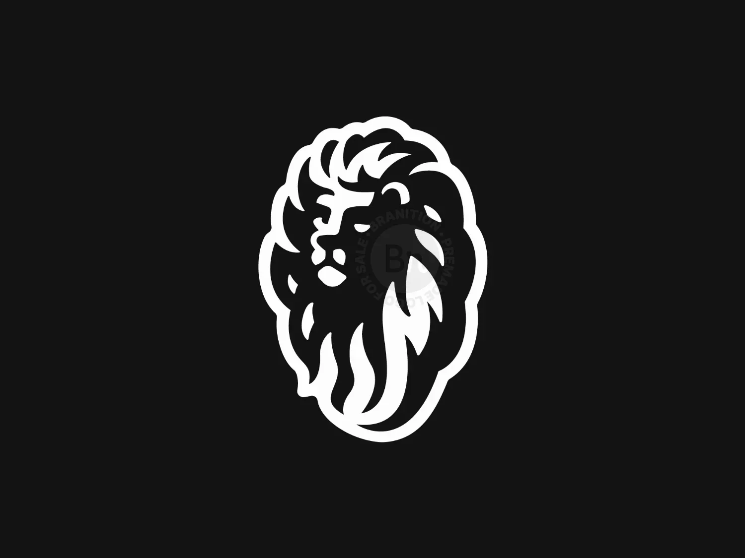 head of lion in black isolated white. vector design inspiration for logo  identity | Lion head tattoos, Vector design, Lion face