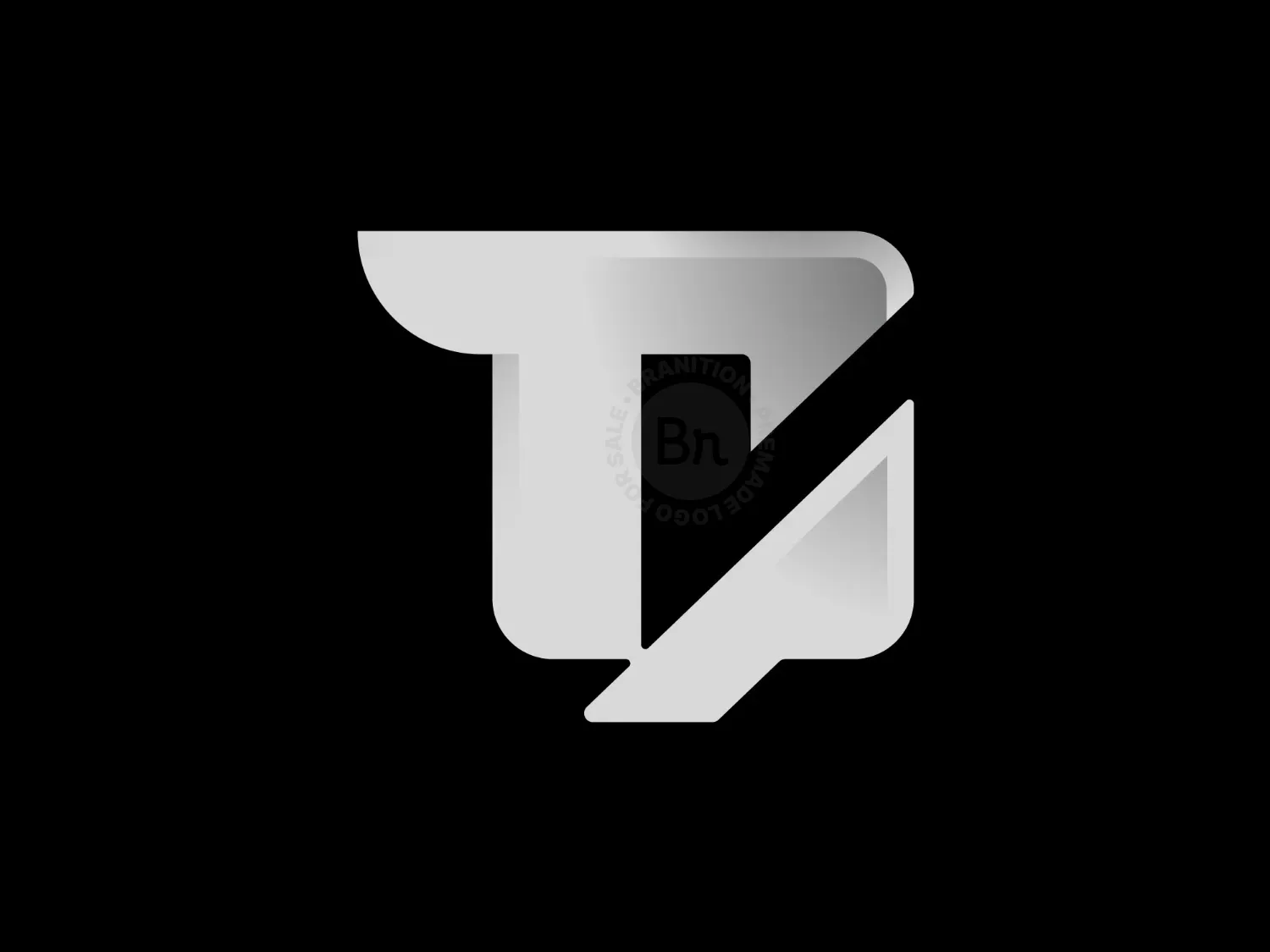 Tg initial handwriting logo design Royalty Free Vector Image