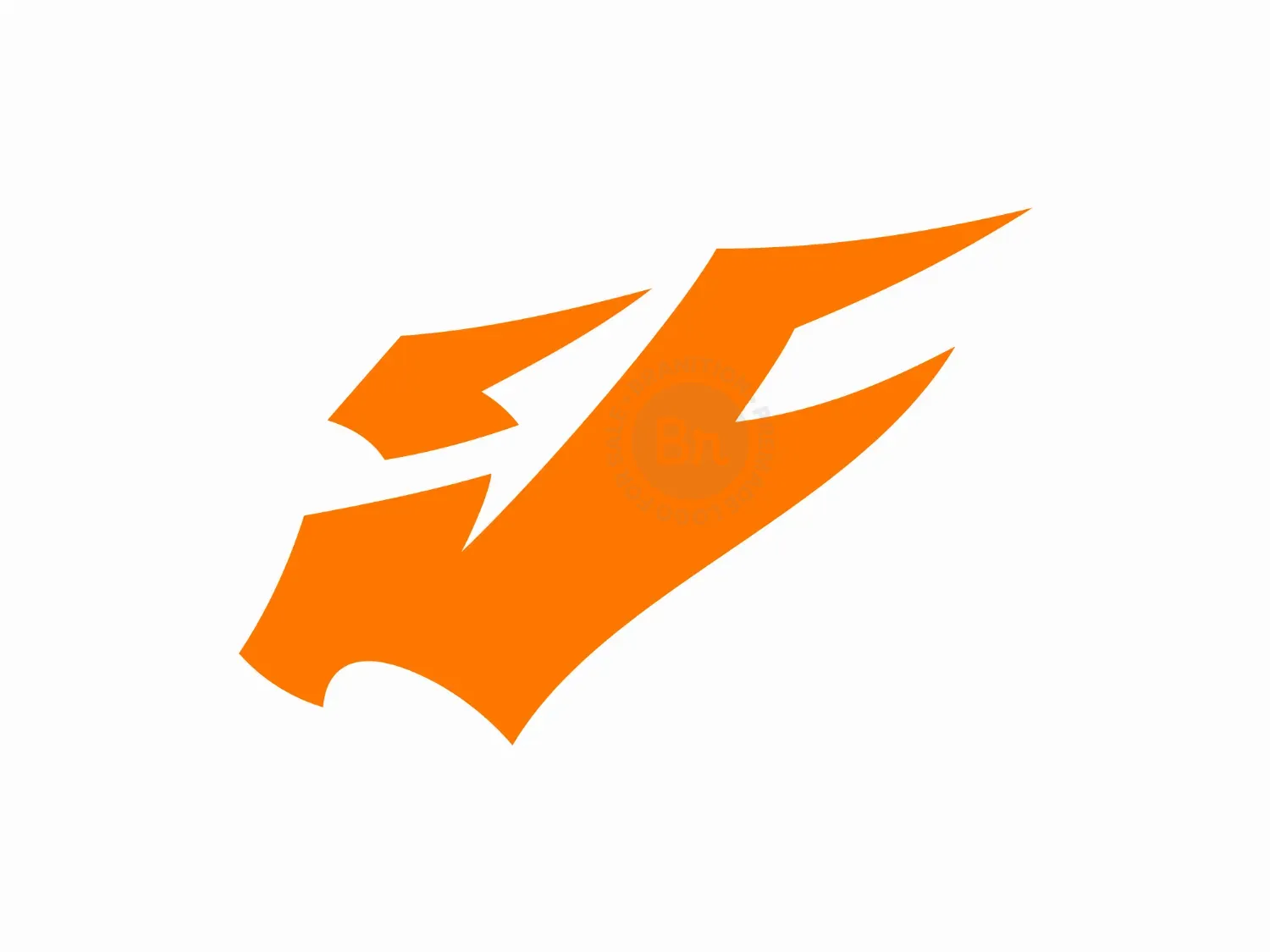 Minimalist Abstract Swooping Eagle/Falcon/Hawk Logo Design