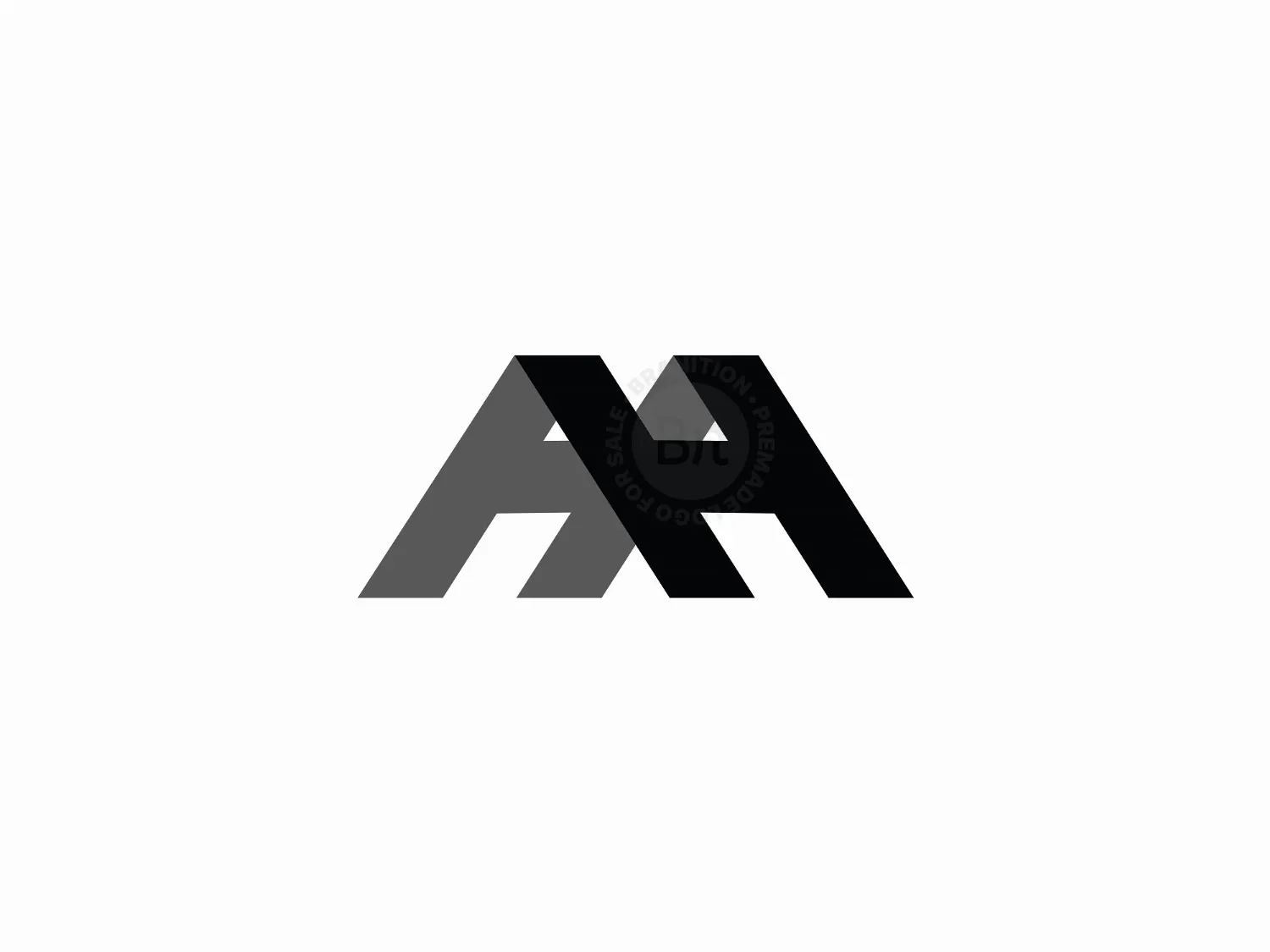 Grey blue alphabet letter ah a h logo icon design Vector Image