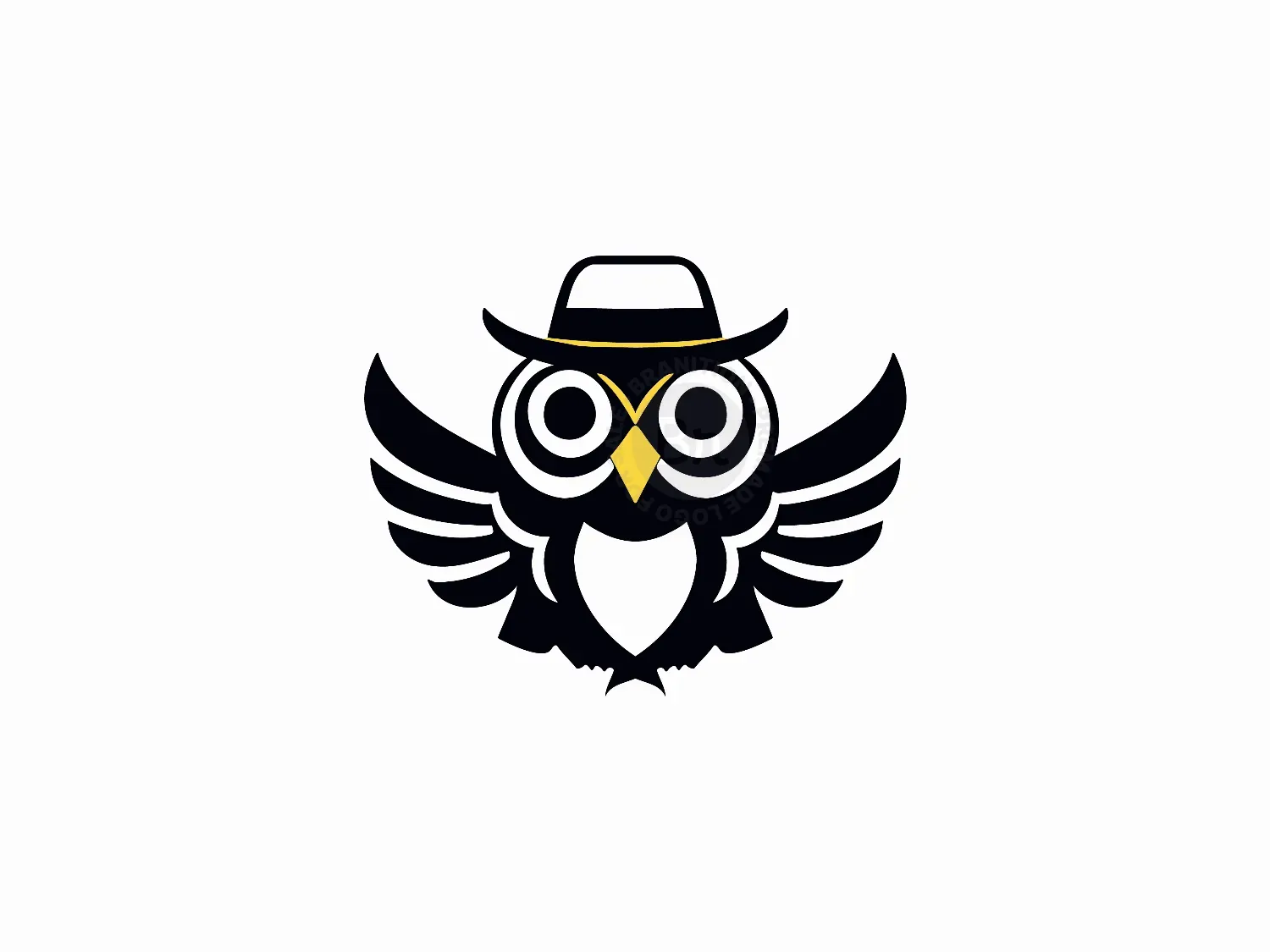 Owl With Hat Logo