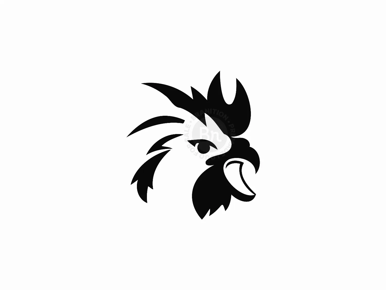 Minimalistic Rooster Logo