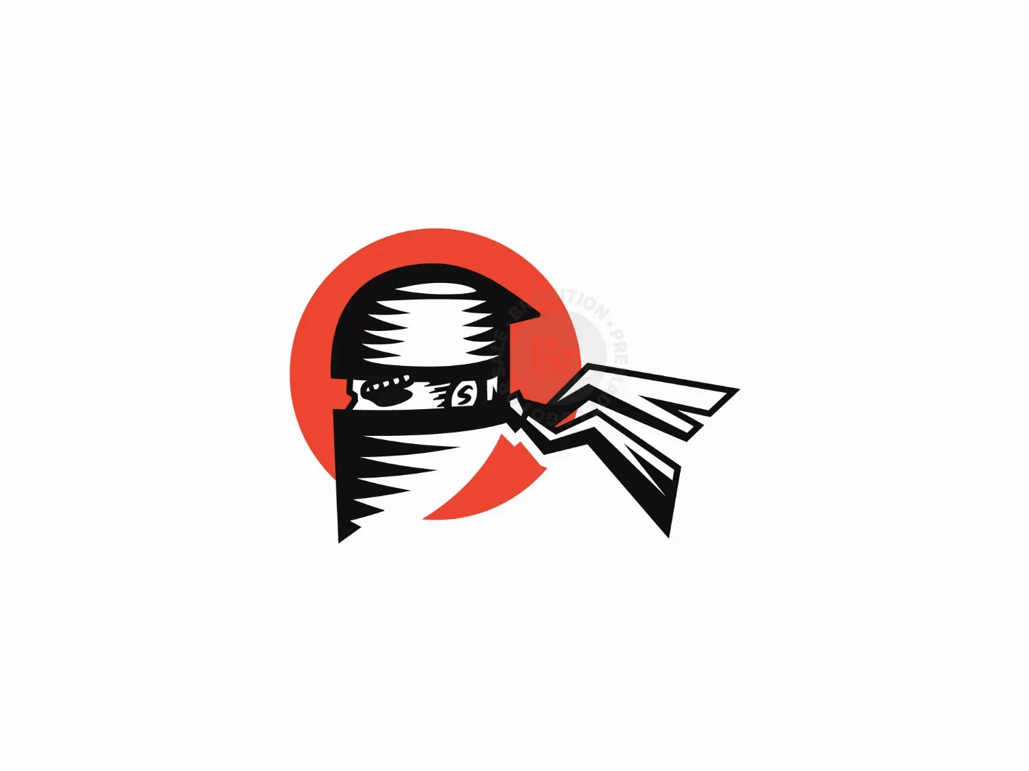 Ninja Logo Stock Photos and Images - 123RF