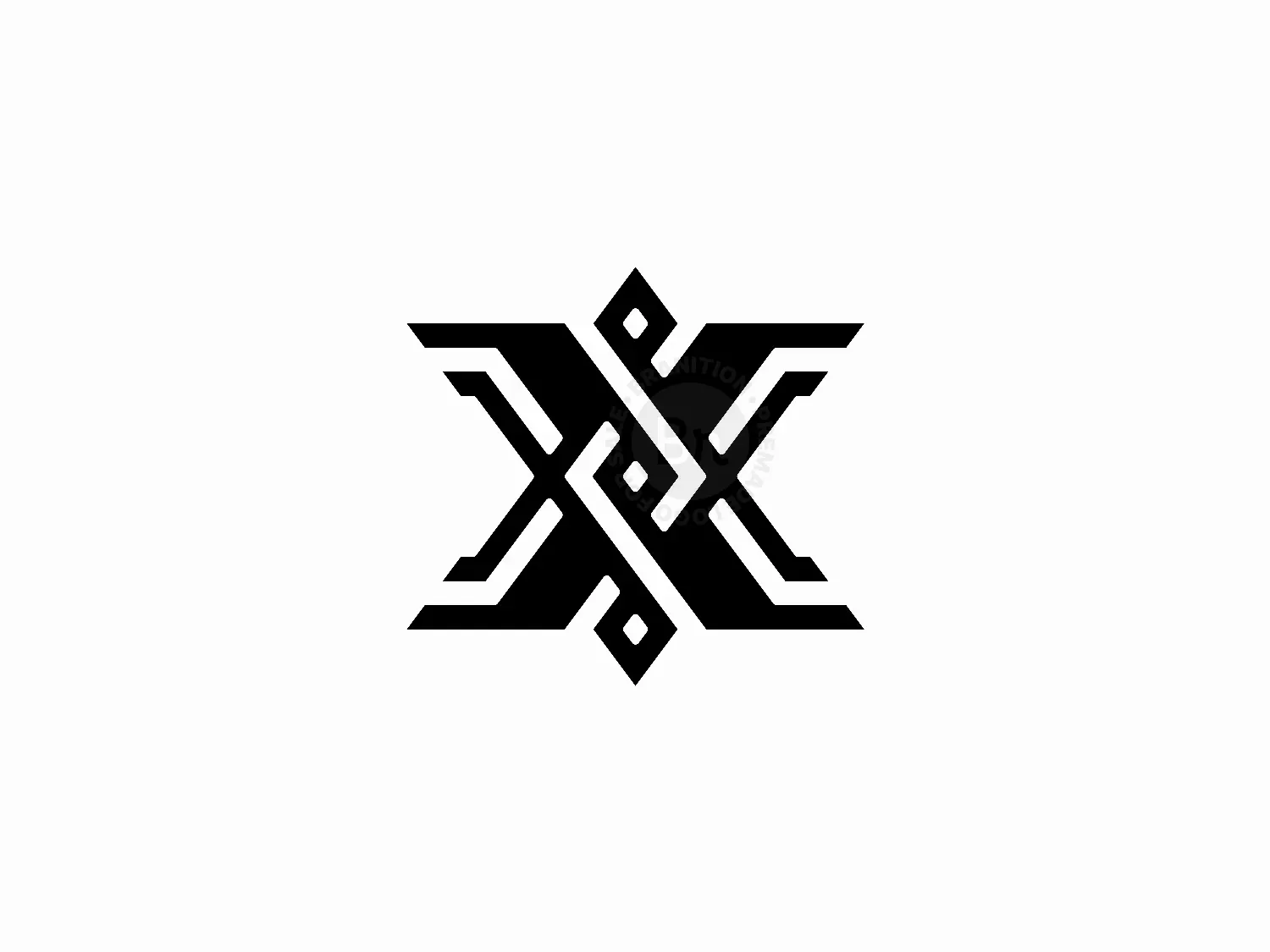 Letter X Knot Logo