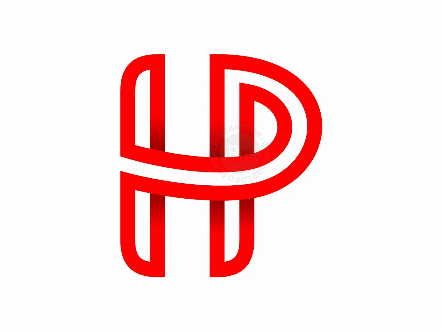 Simple Modern HP Logo