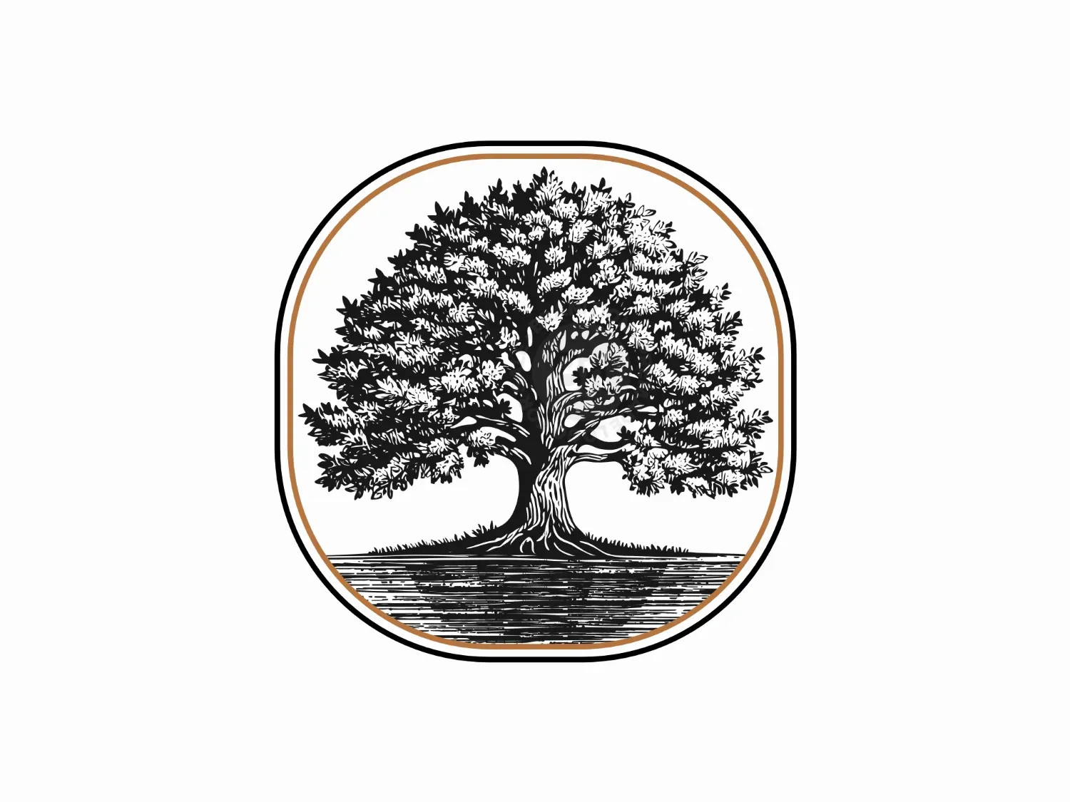 Iconic Oak Tree Logo
