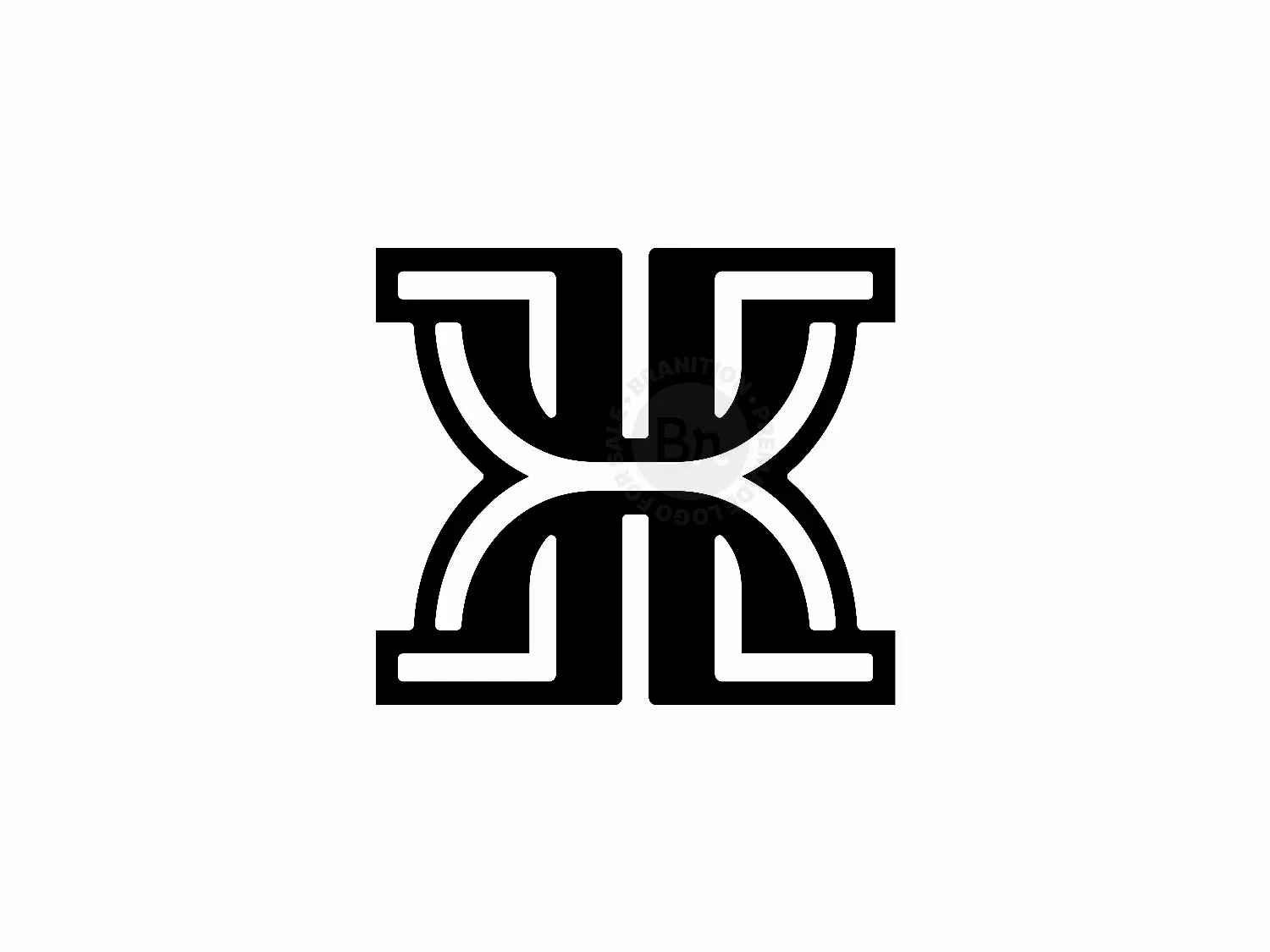 x monogram logo 54