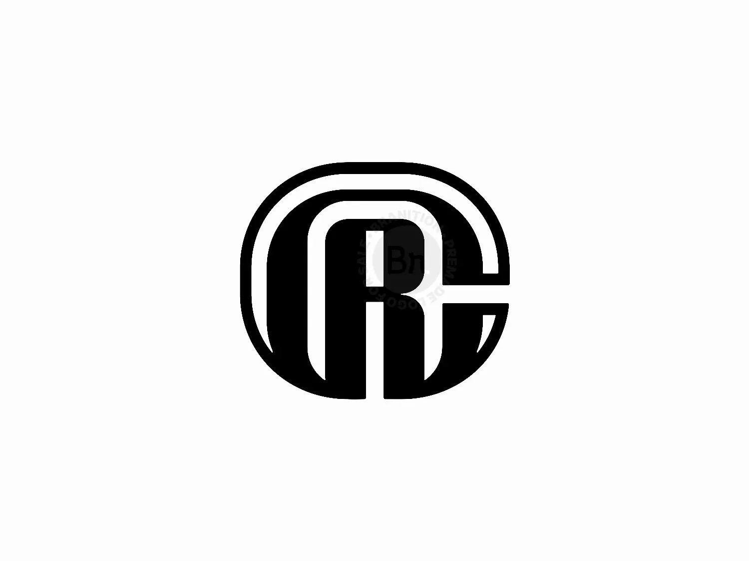 Letter CR RC Logo - Branition
