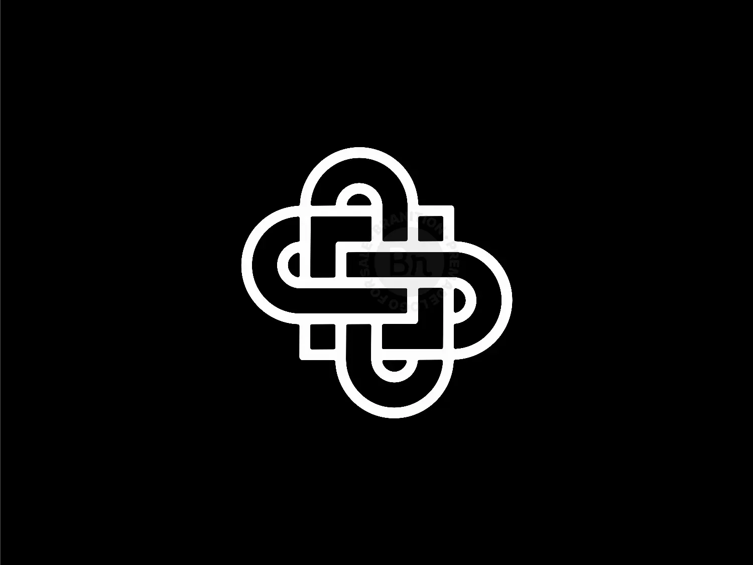 Letter S Infinity Love Logo