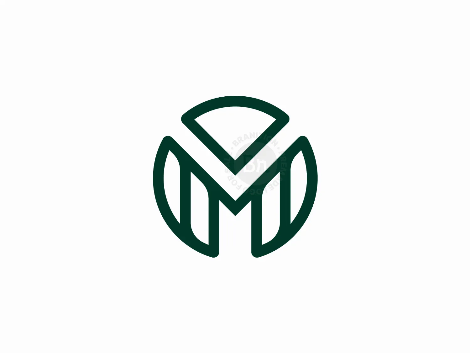Modern Letter M Logo
