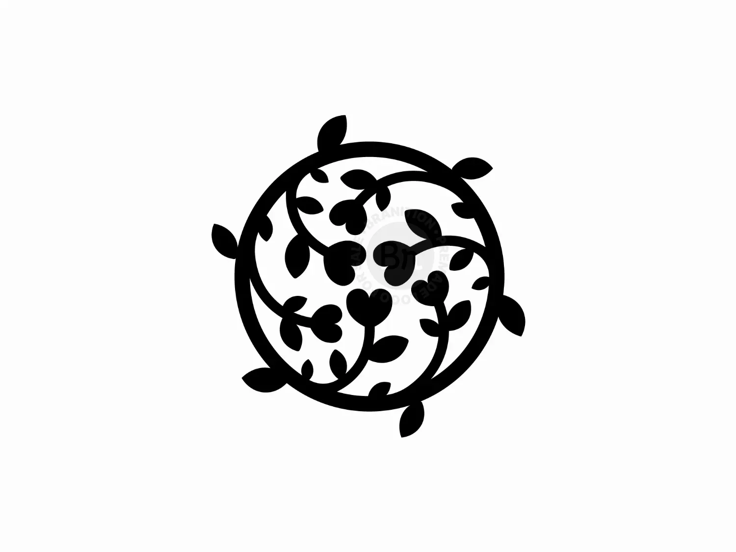 Circle Flower Of Love Logo