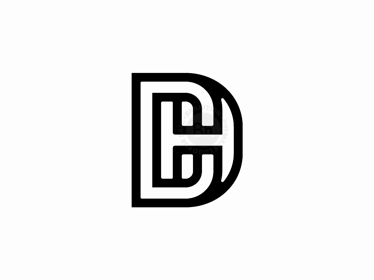 Letter HD DH Logo - Branition