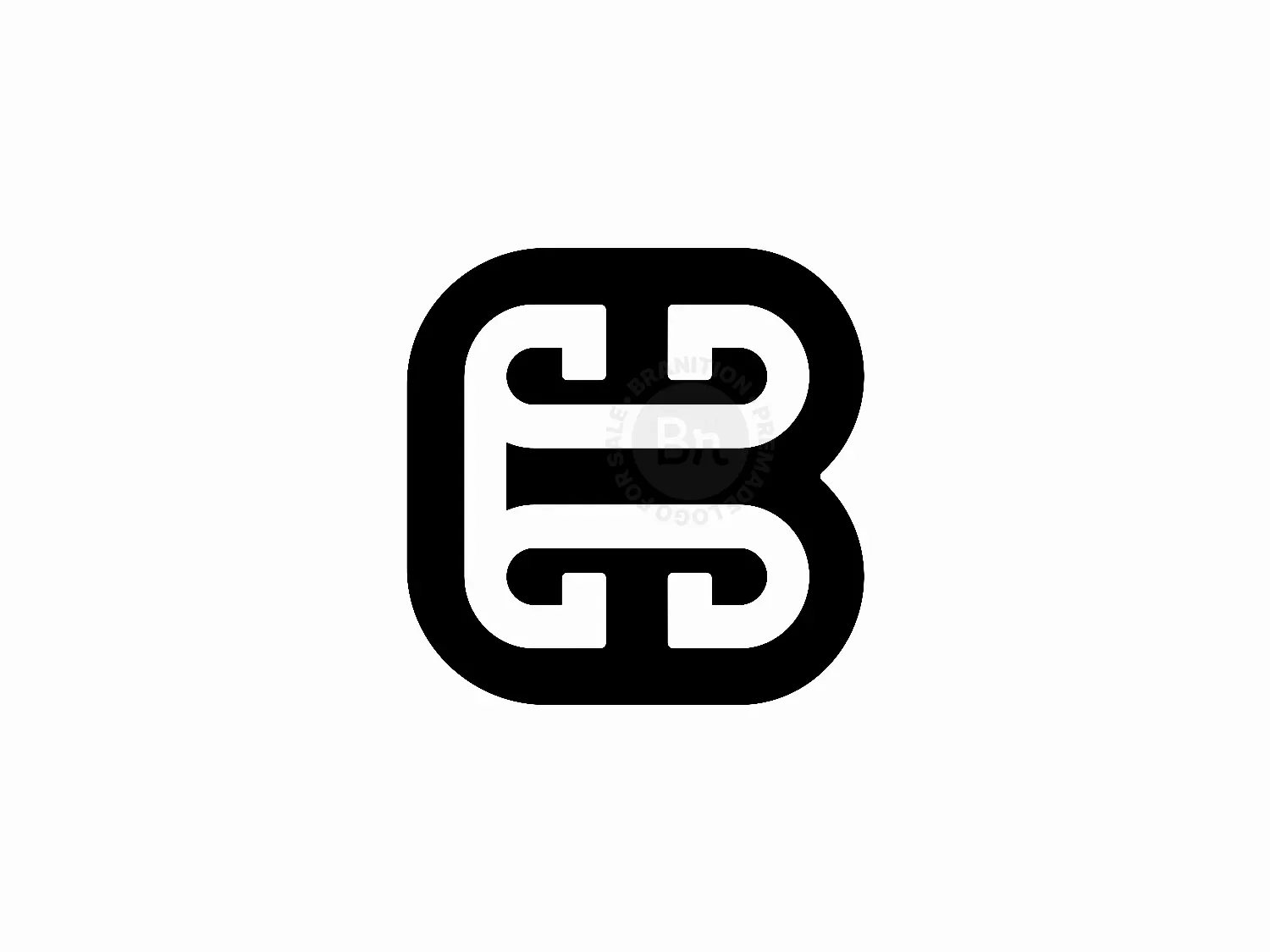 Letter BK KB Monogram Logo