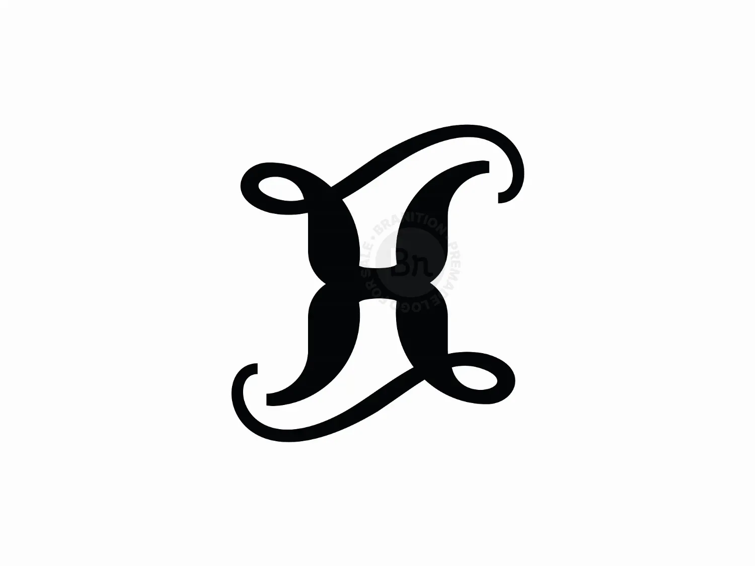 Letter H Trendy Logo