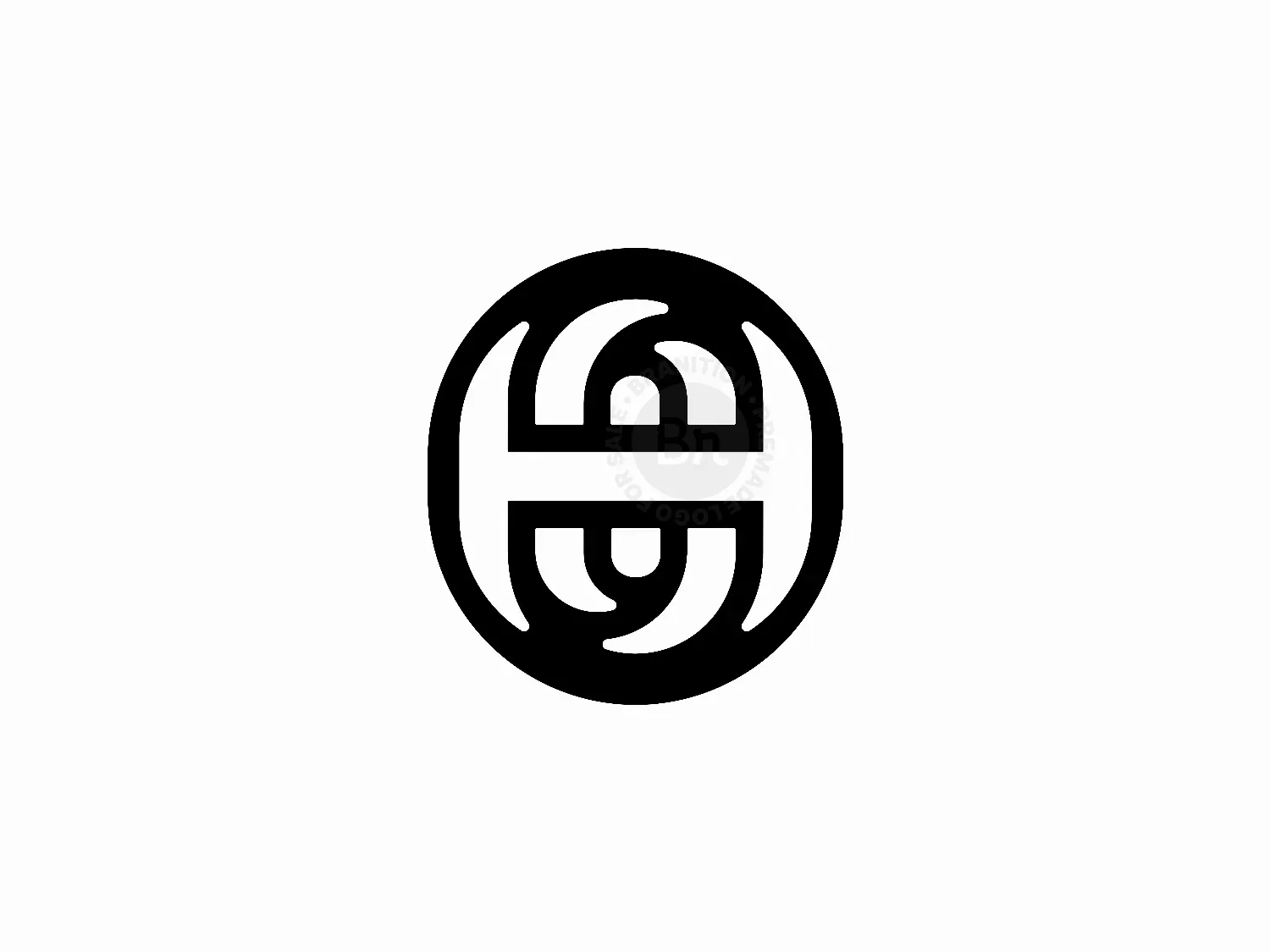 Initial HO Letter OH Logo