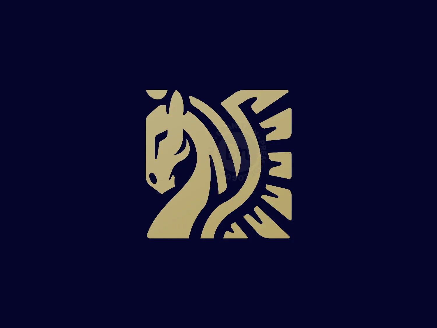 Abstract Pegasus Logo Silhouette Graphic by nipnoob · Creative Fabrica