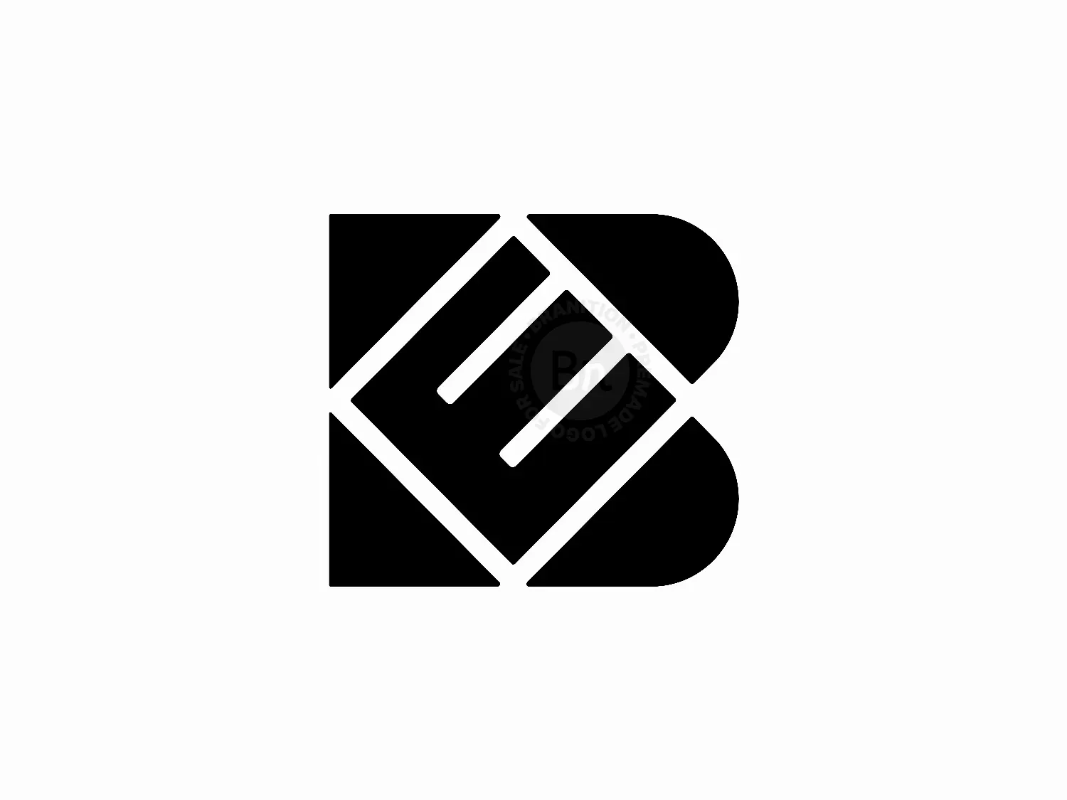 Letter BE EB Logo