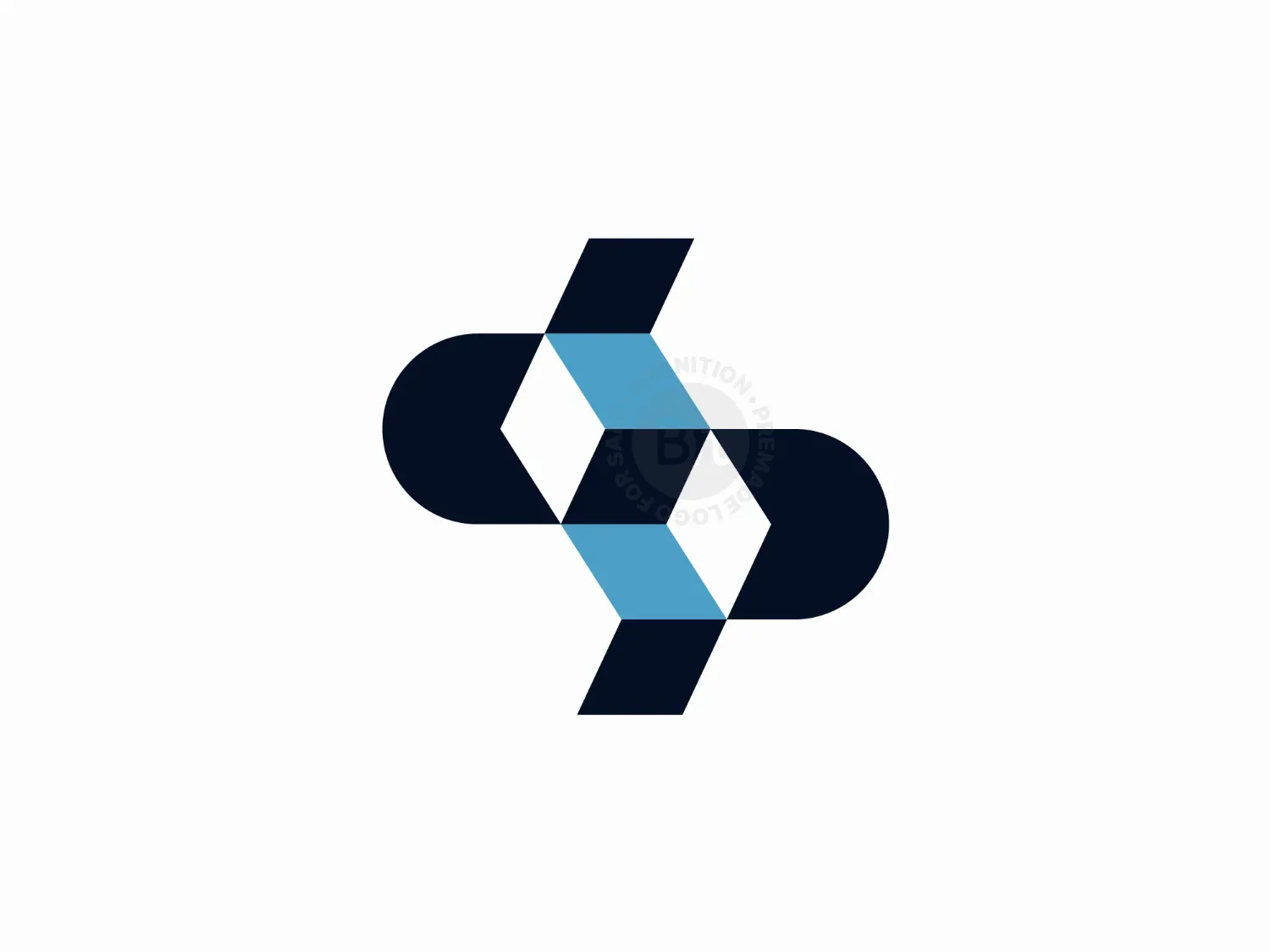 Letter DP Box Logo