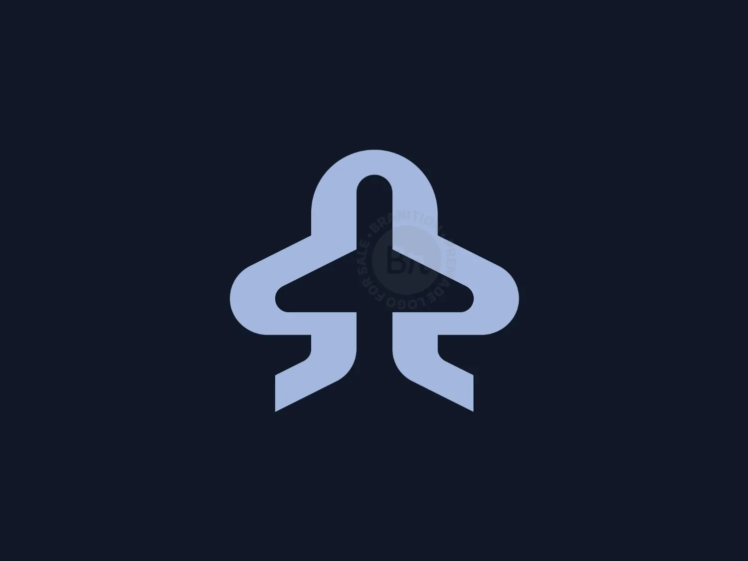 Stylish S Plane Logo