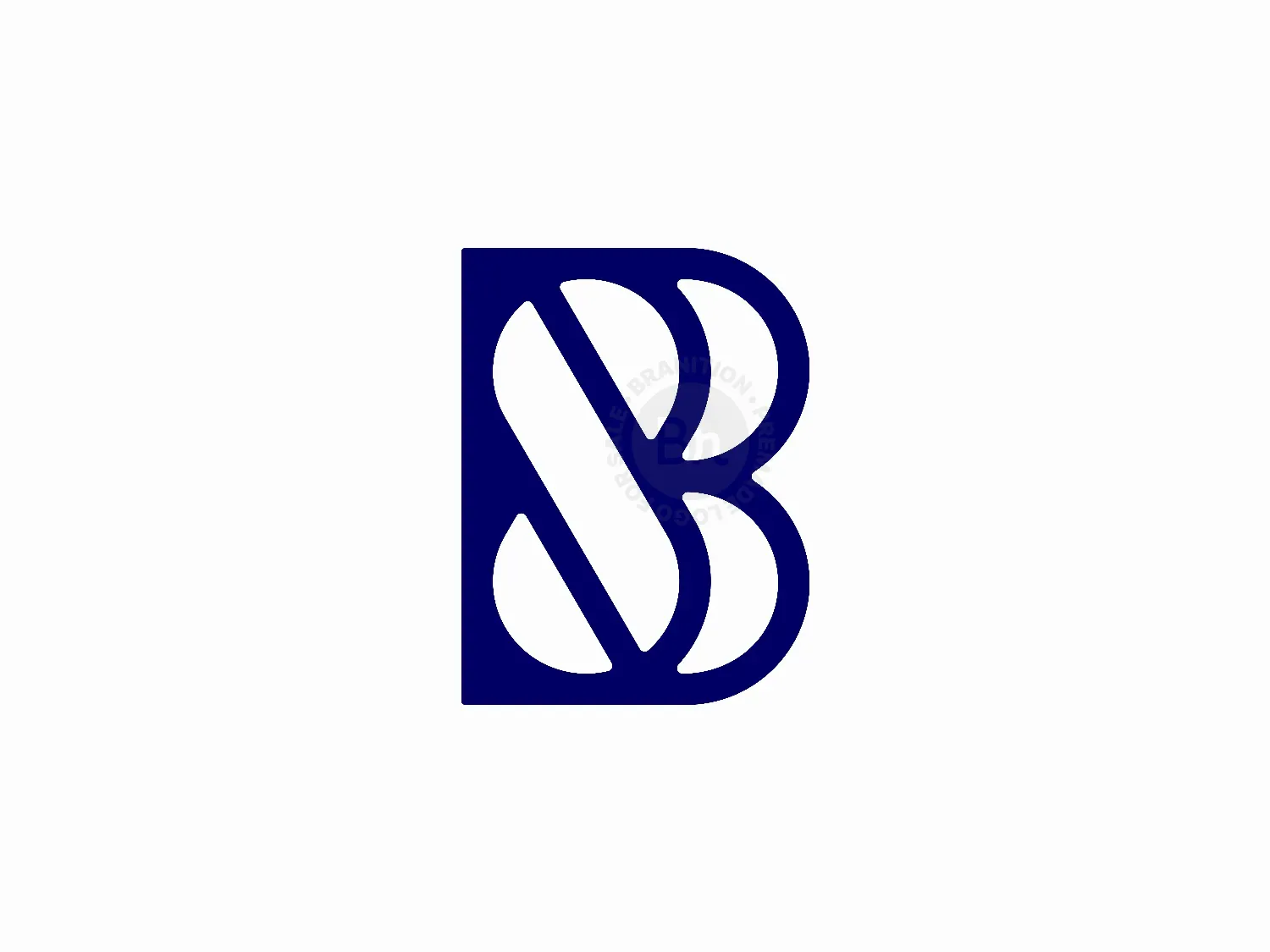 Letter BS Initial SB Logo