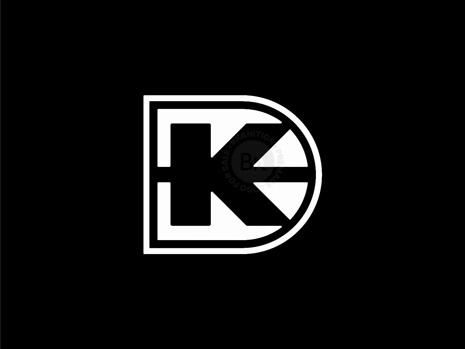 Letter DK KD Logo