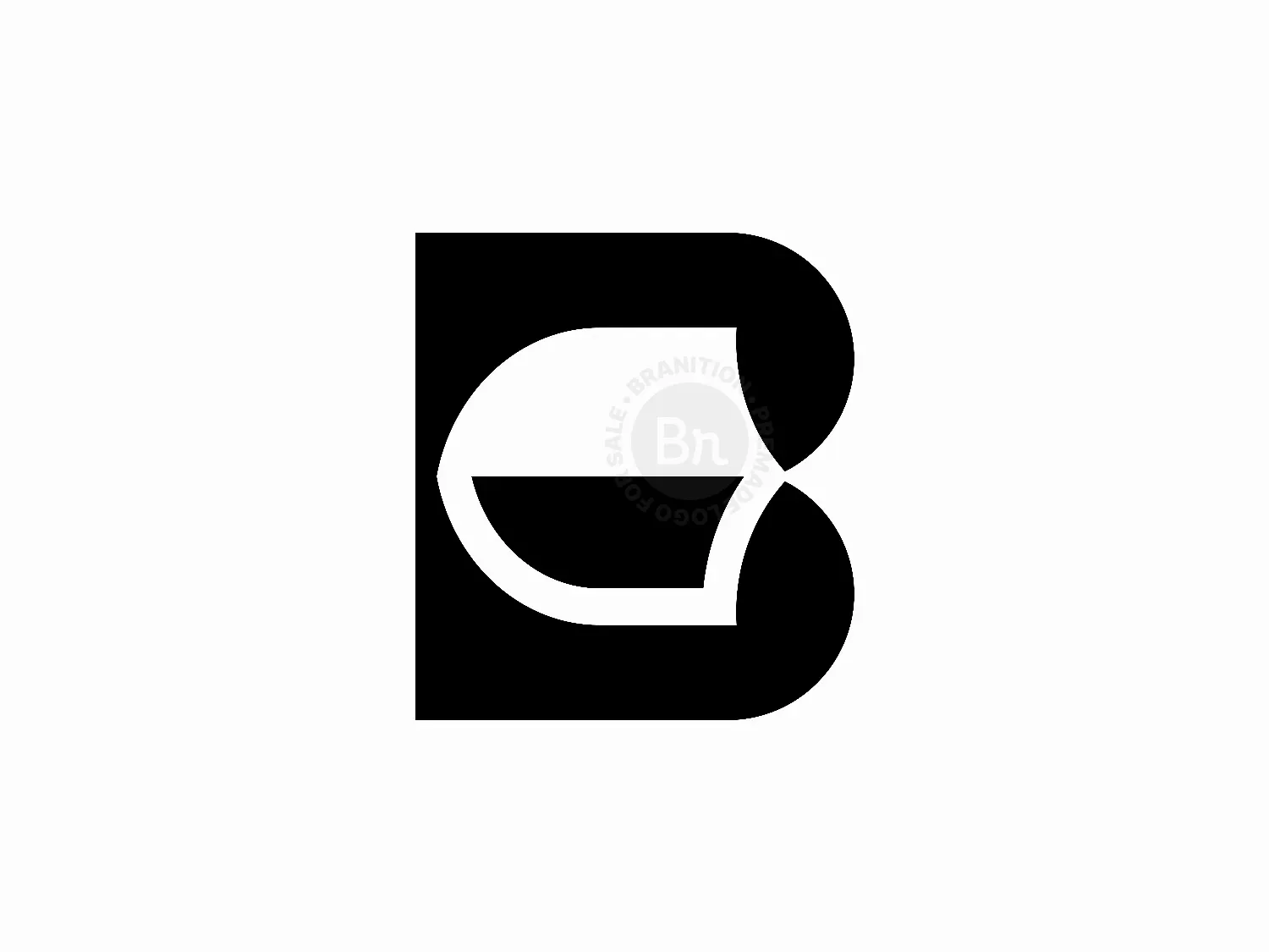Letter B Shield Guard Logo