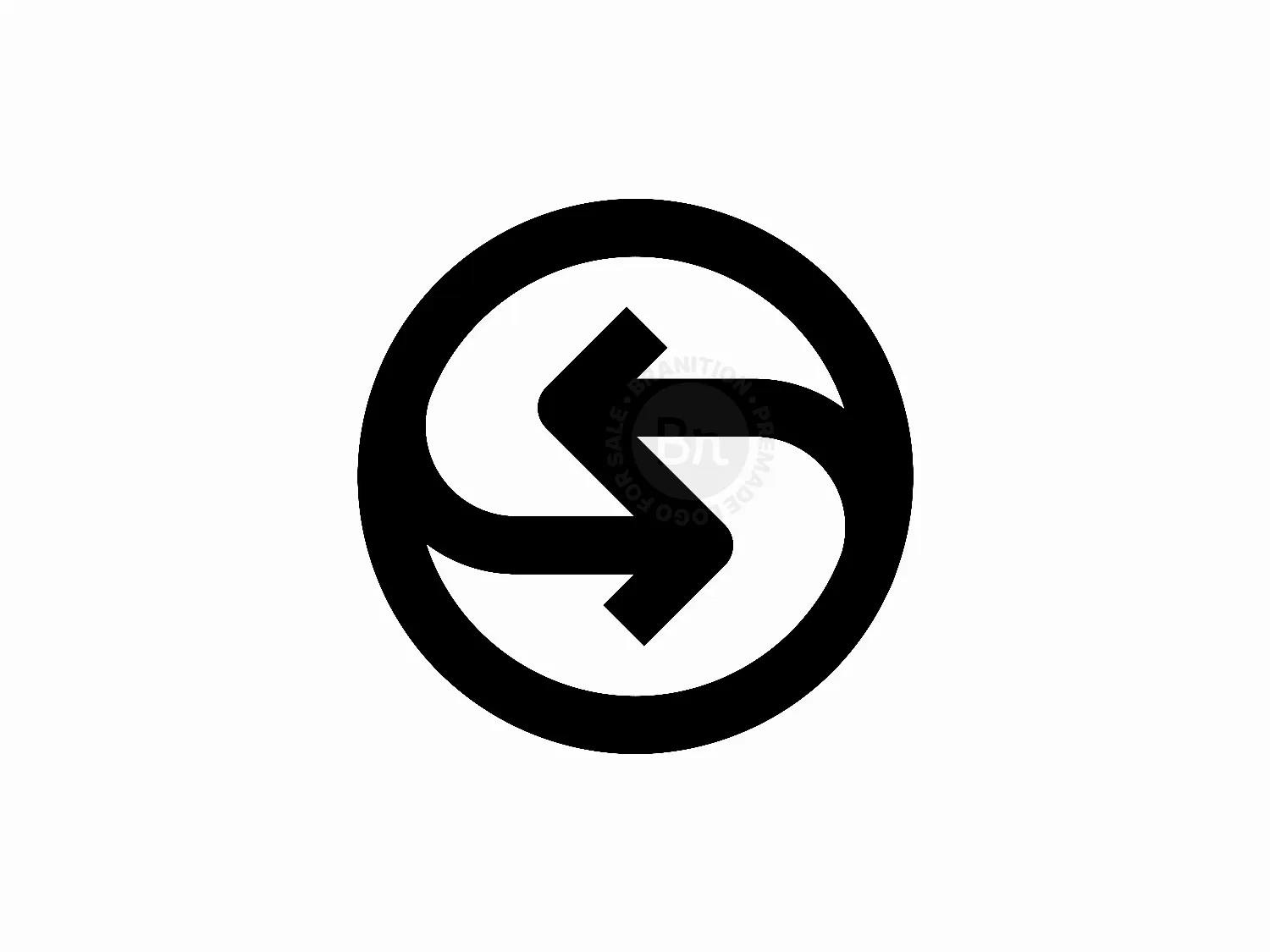 Coin, Arrow, Money Exchange Logo