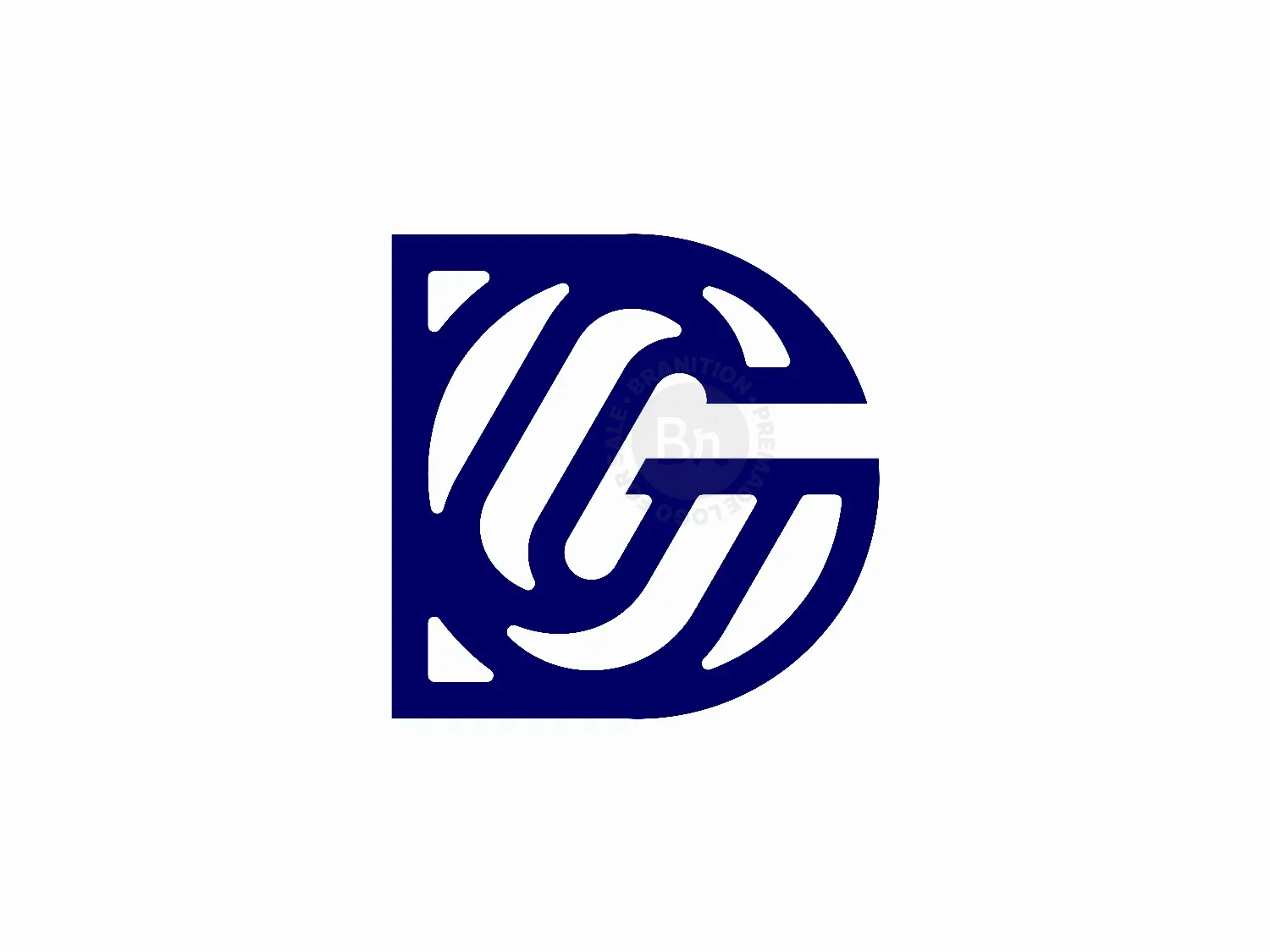 Letter DG GD Logo