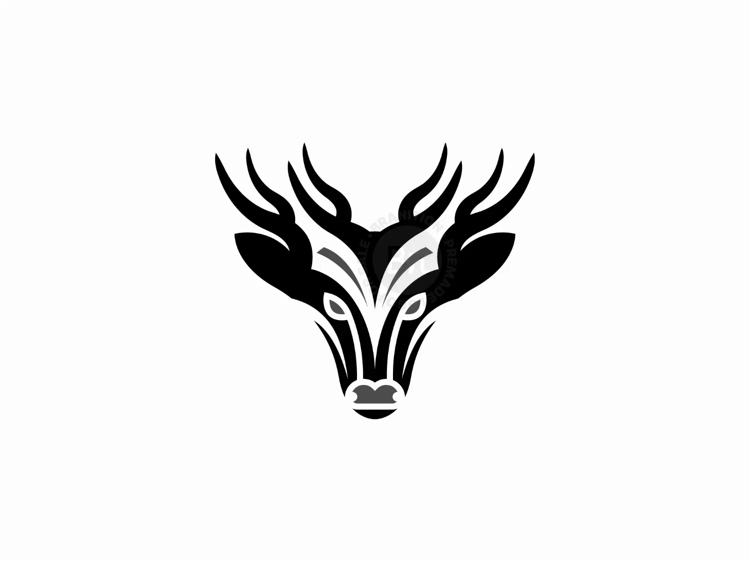 Modern Deer Logo