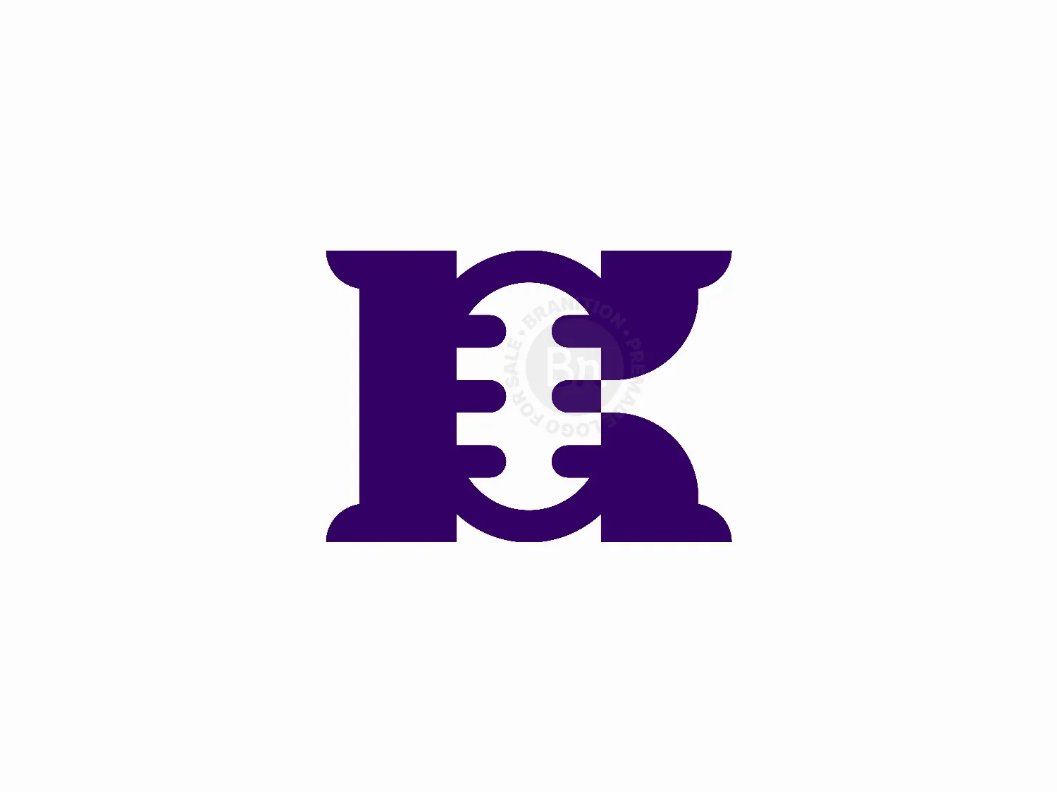 Letter K Microphone Logo