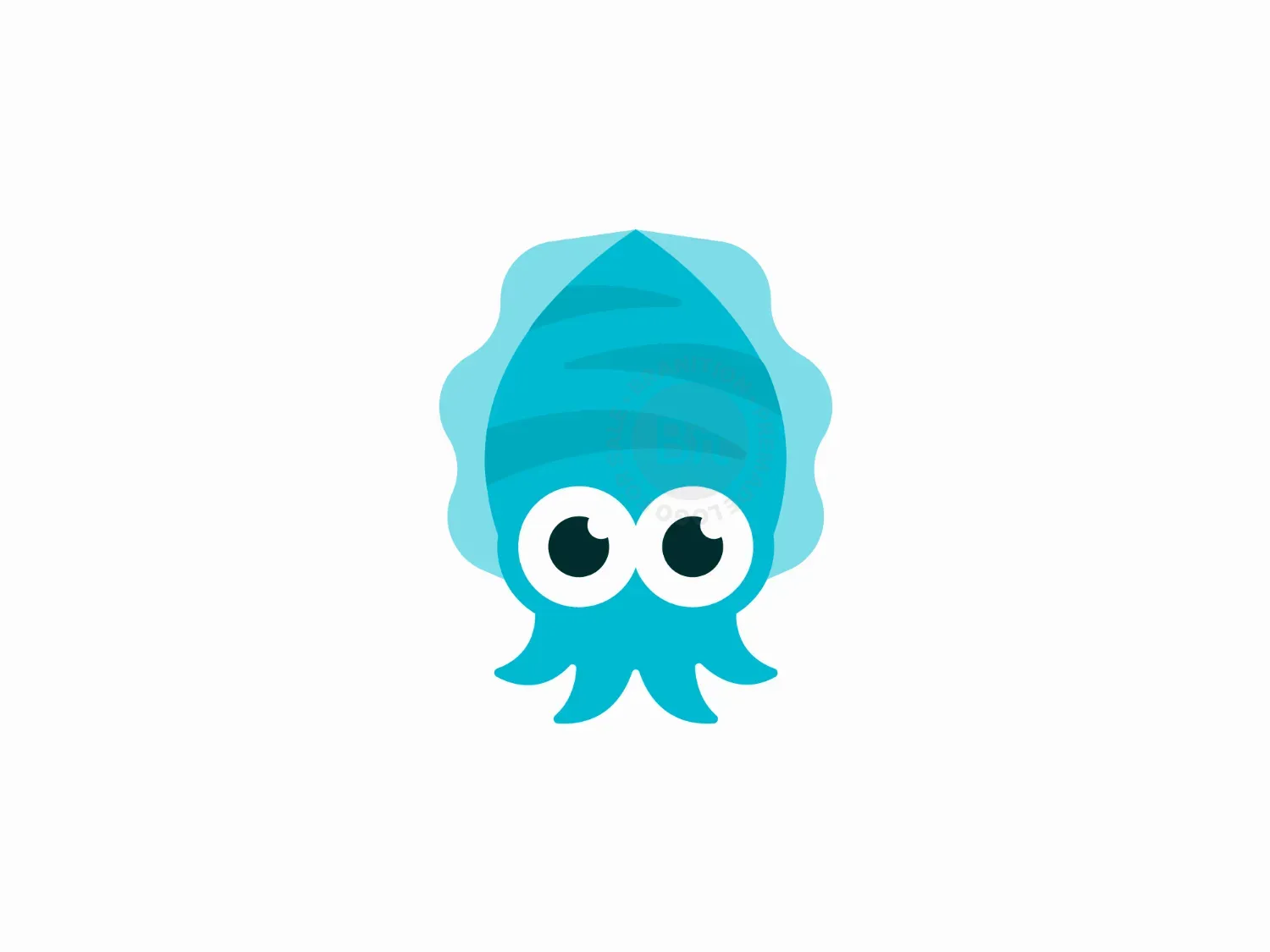 Cute Squid Logo