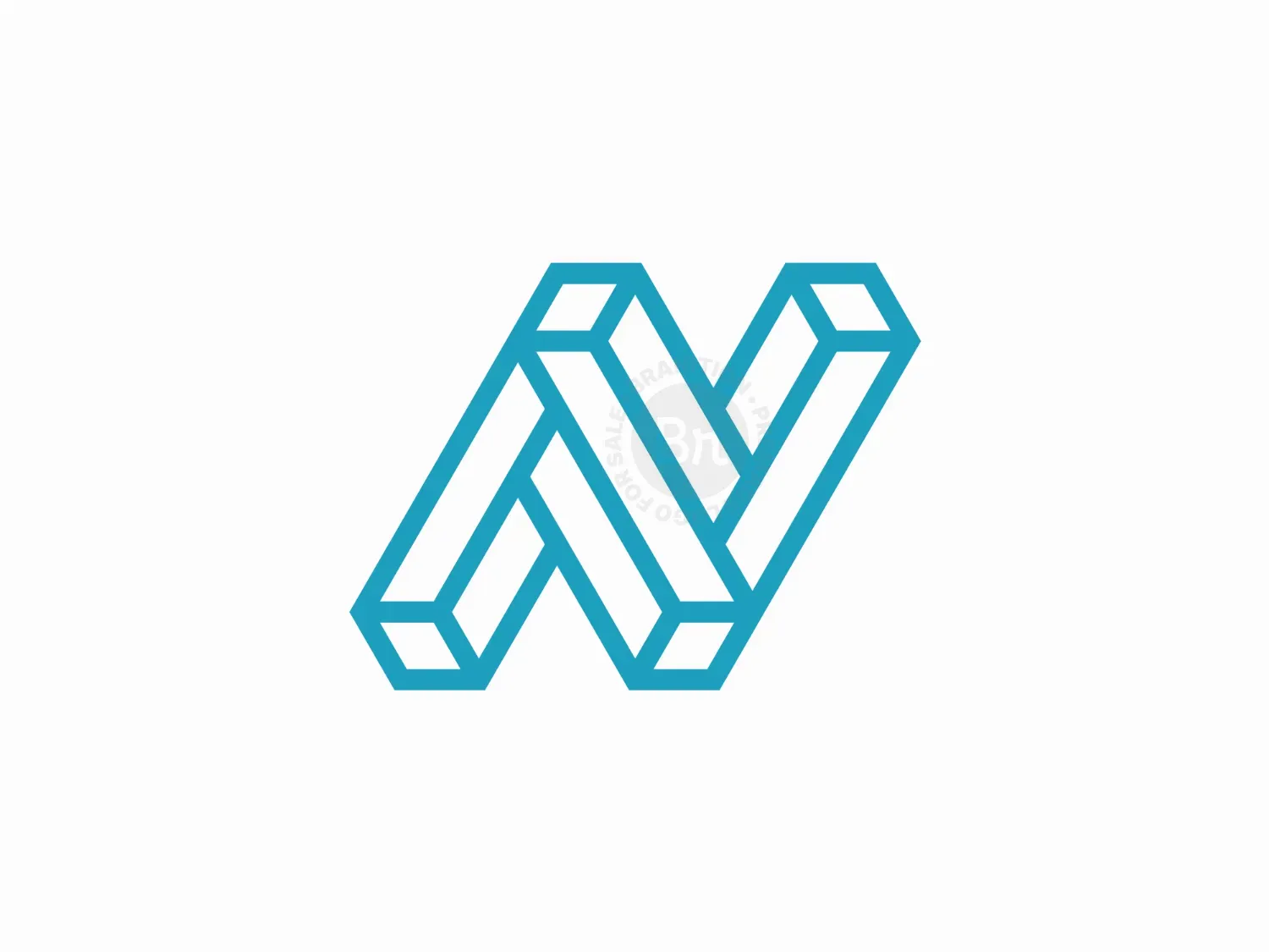 Letter AV Or N Logo