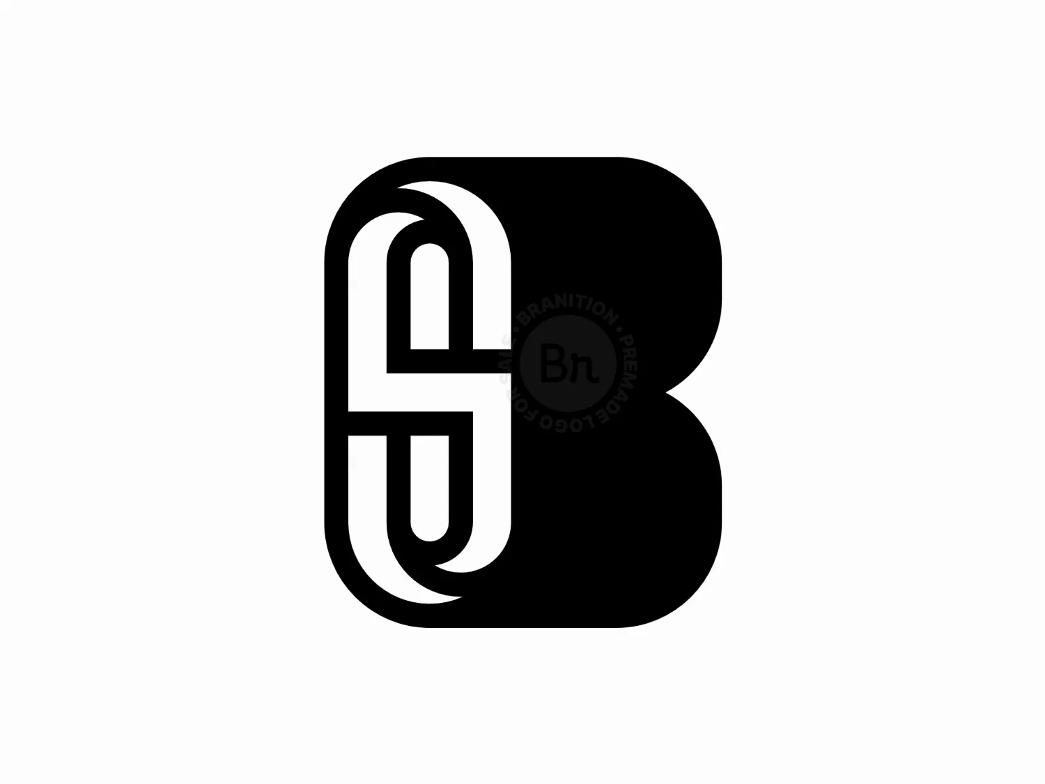 Letter Sb Logo Or Letter Bs Logo