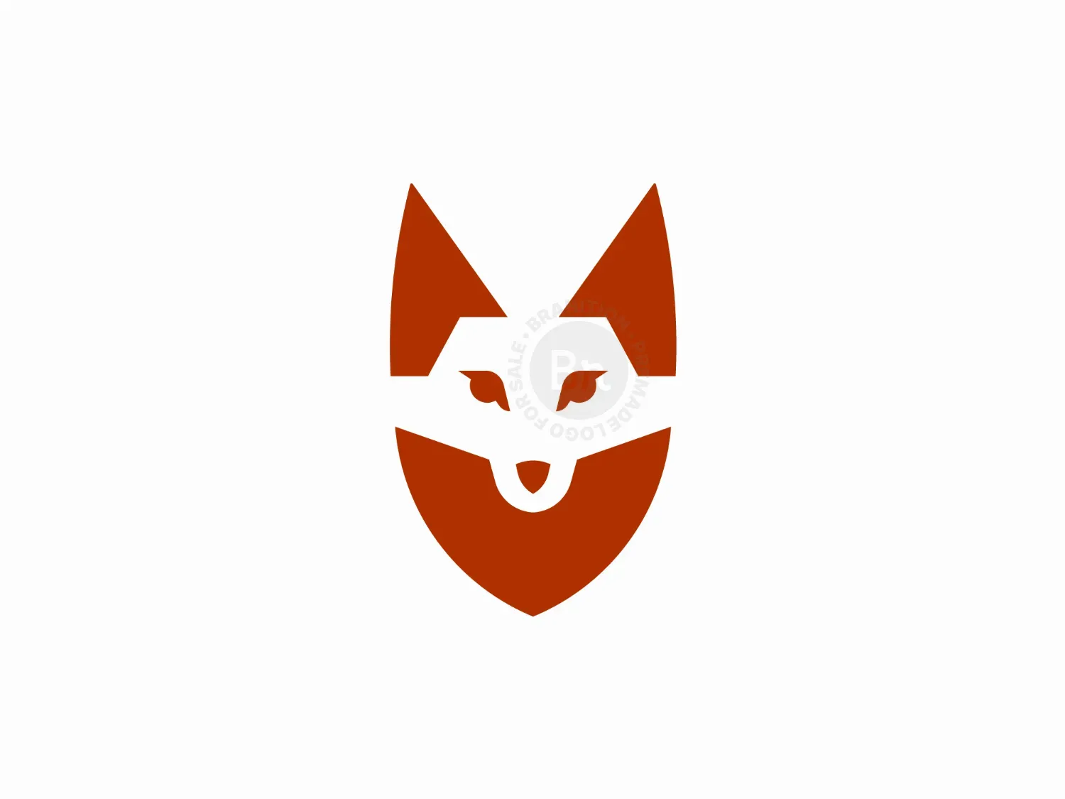 Fox Head Shield Logo