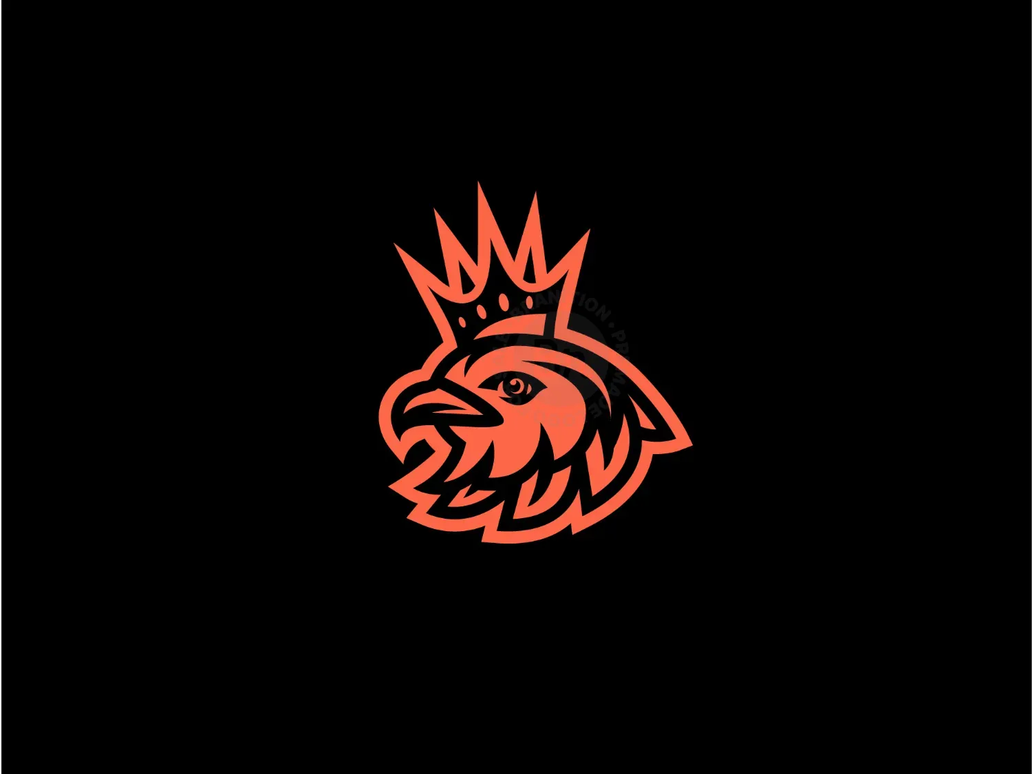 Eagle Royal Head Logo