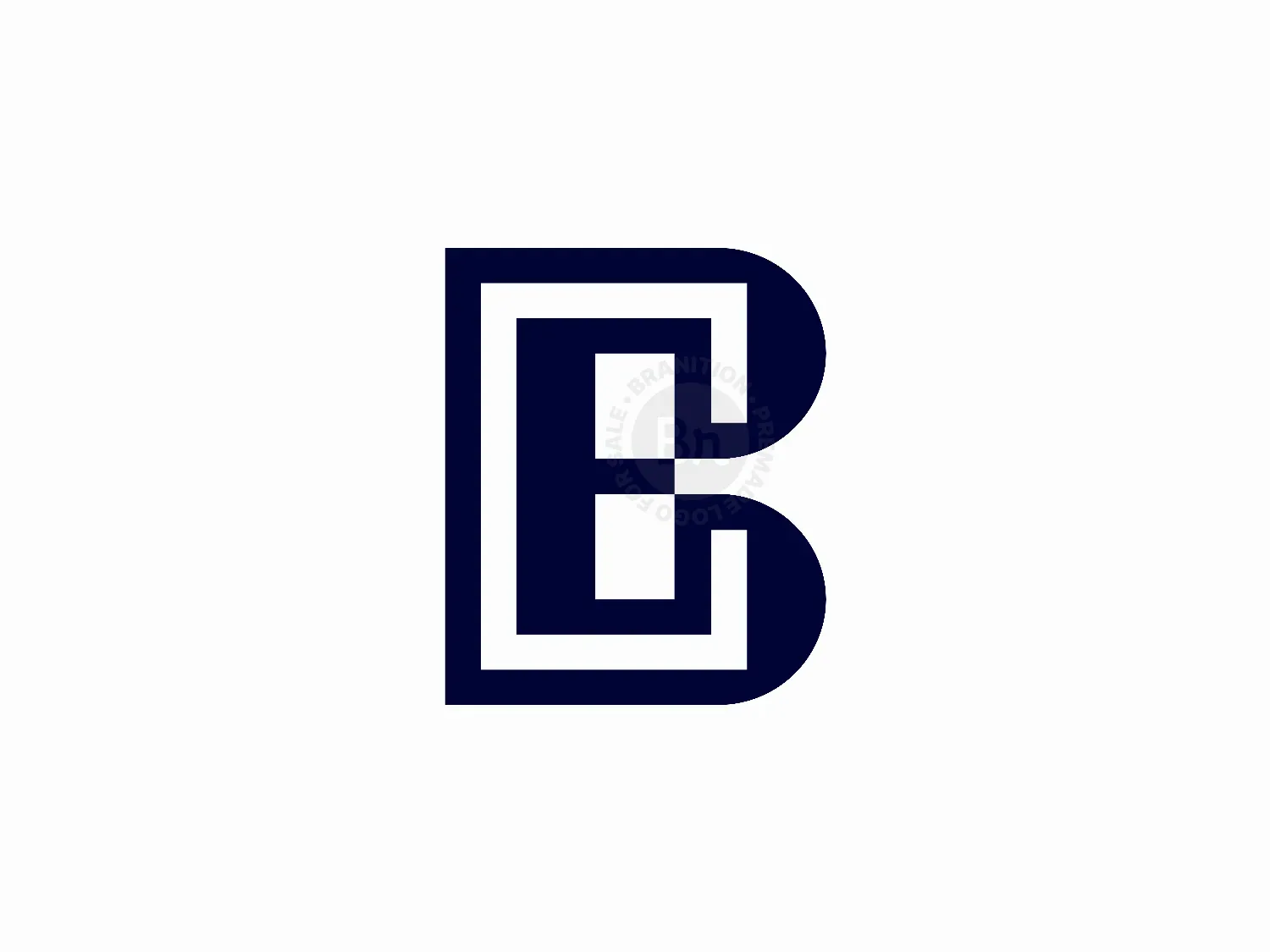 Letter BE Initial EB Logo